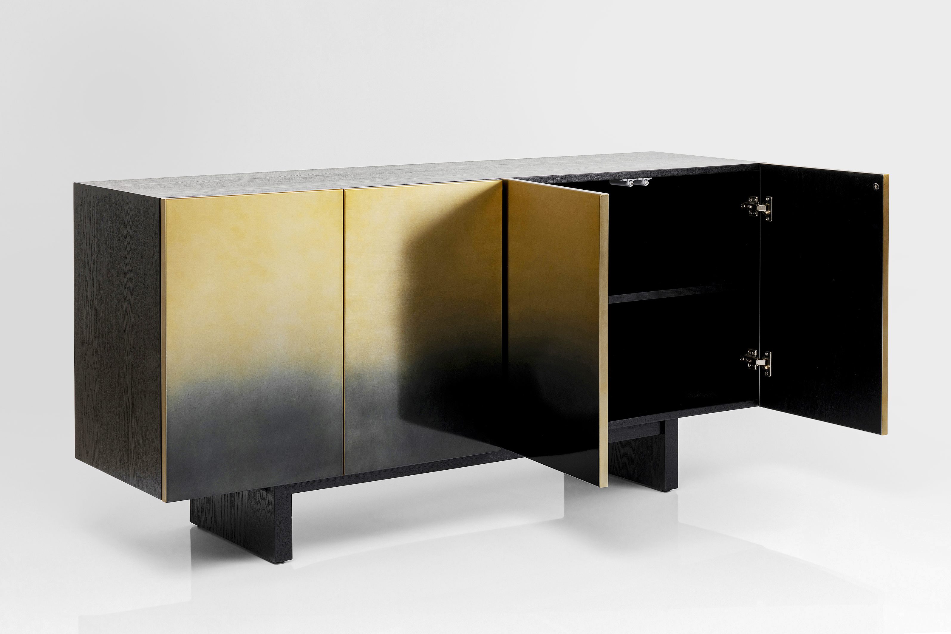 Sideboard Prezioso, Esche furniert, 4 Türen - Prezioso