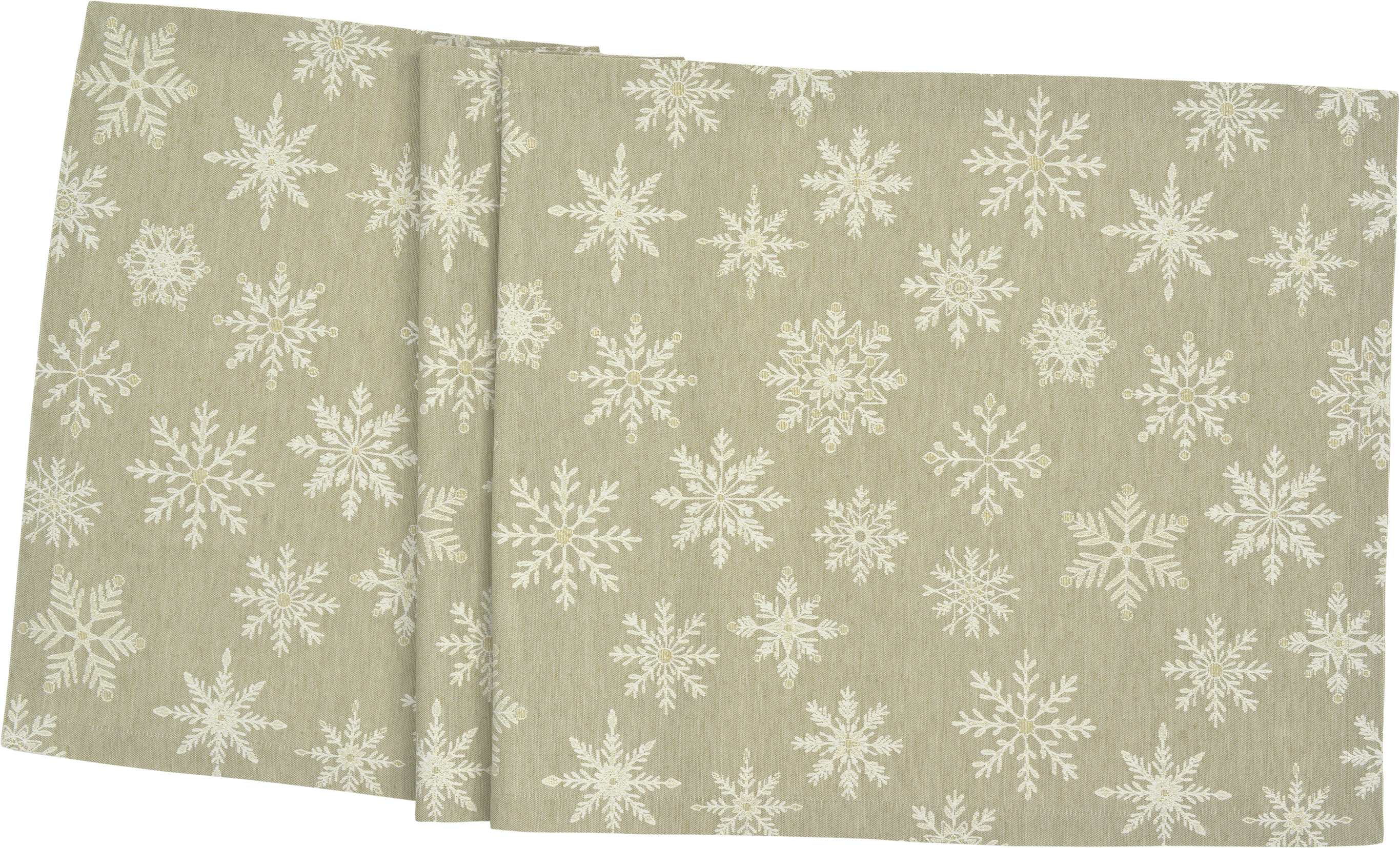 Tischläufer Cristallo Buio - 50x140cm, taupe