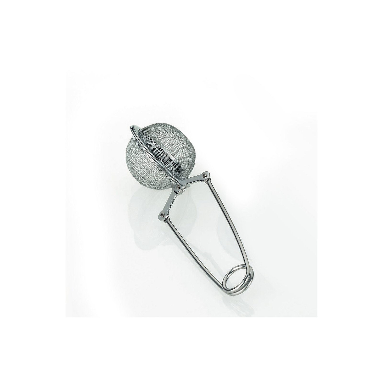 Tee-/Gewürzzange Profi 15x6 cm - Edelstahl 18/10 silber glänzend