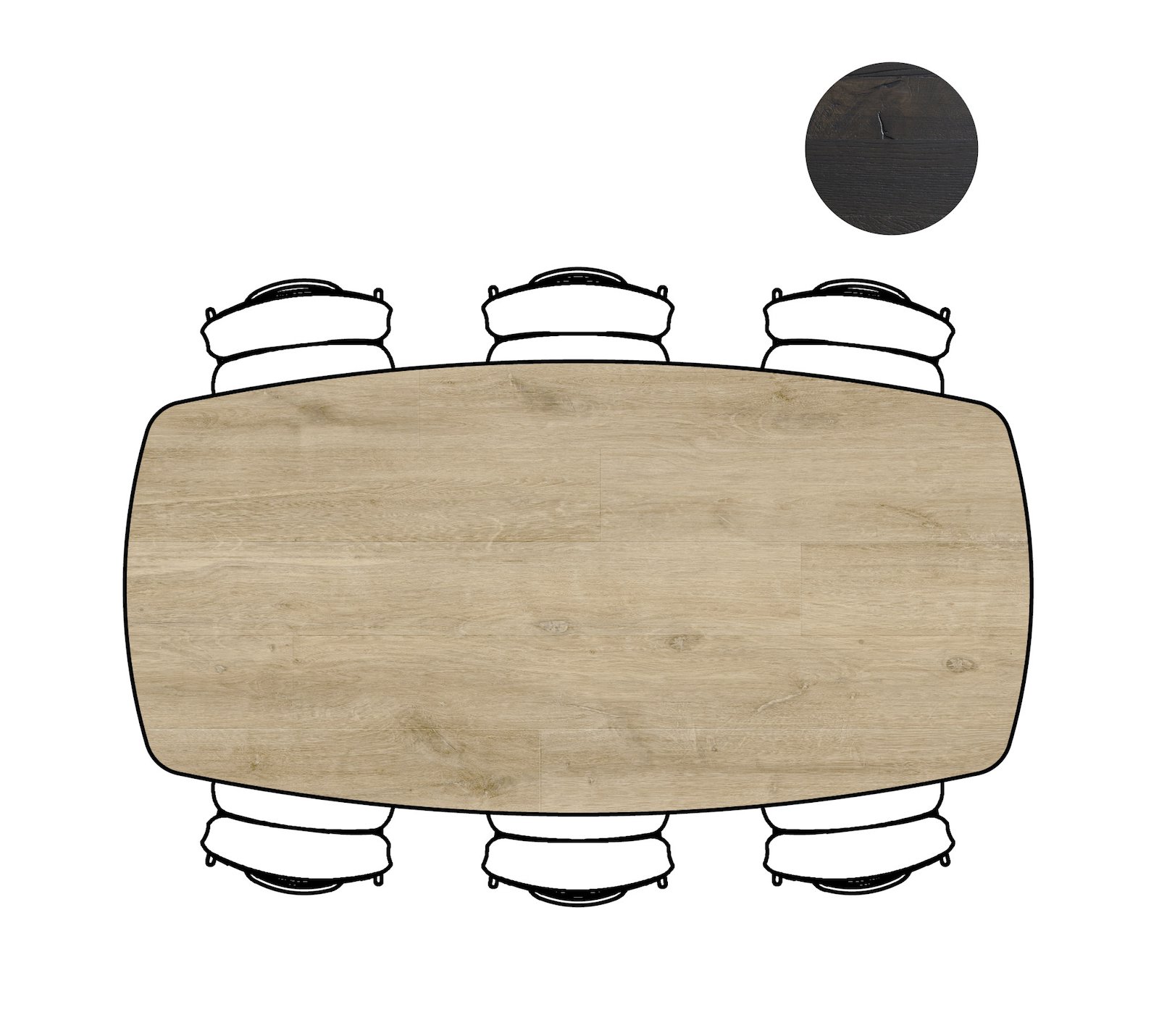 Esstisch, Holz  - Arvada-Xooon