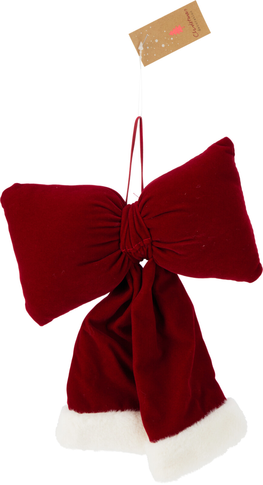 Schleife 22x20cm - rot