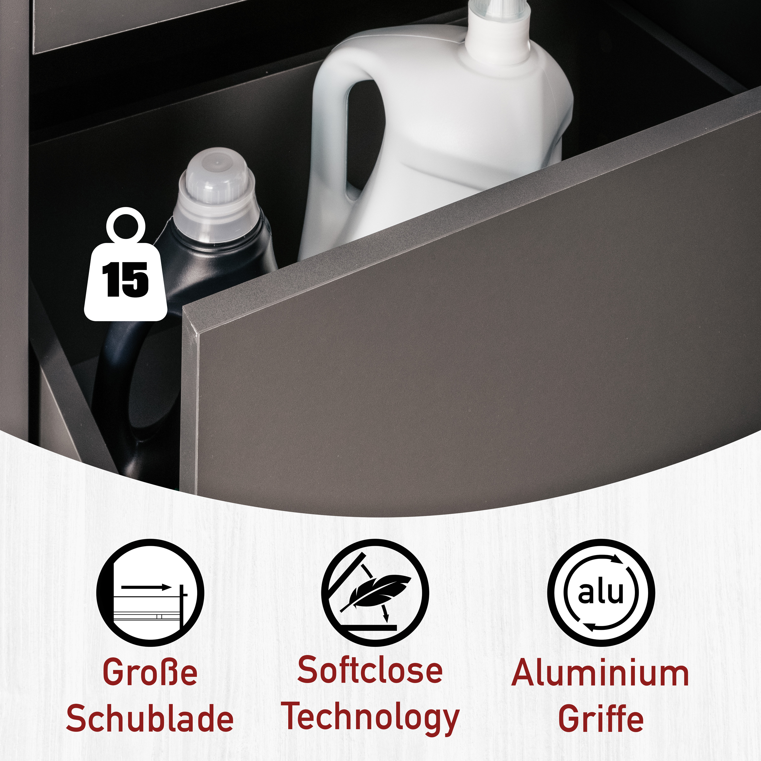 Geräteschrank, Anthrazit - MyStyle 9005