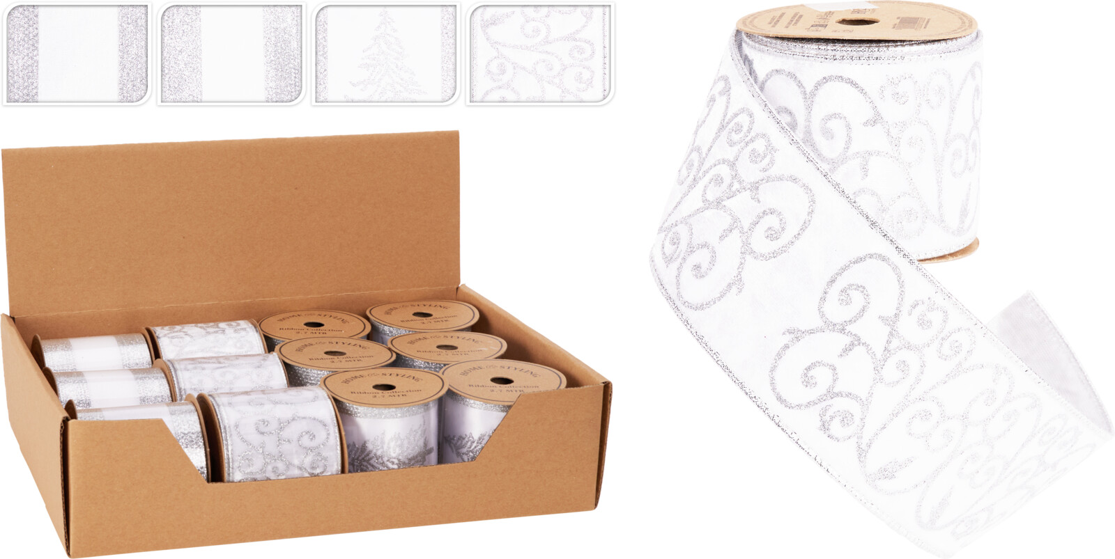 Geschenkband sortiert - 6x270cm