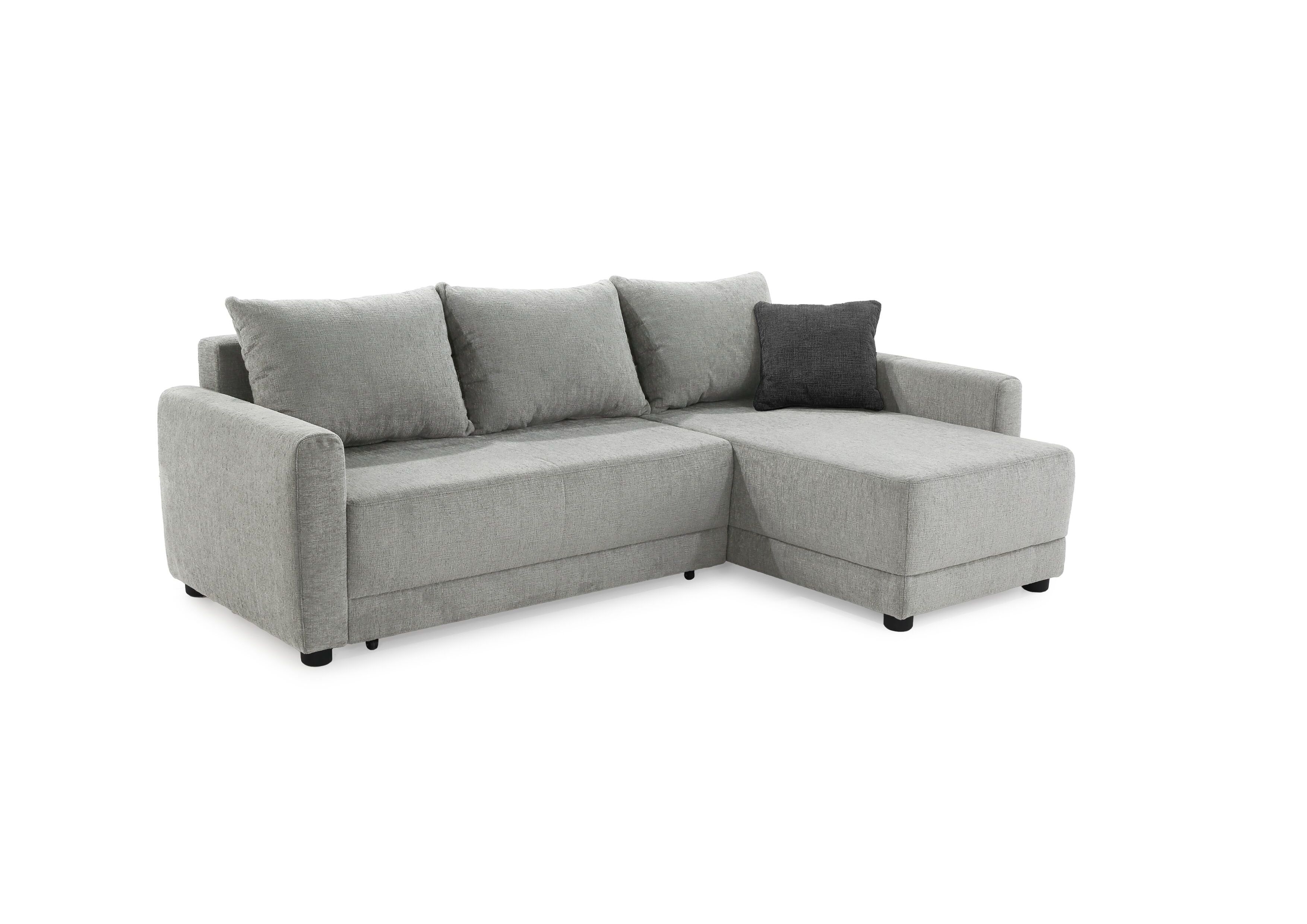 Ecksofa, grau, Stauraum - MyStyle 2175