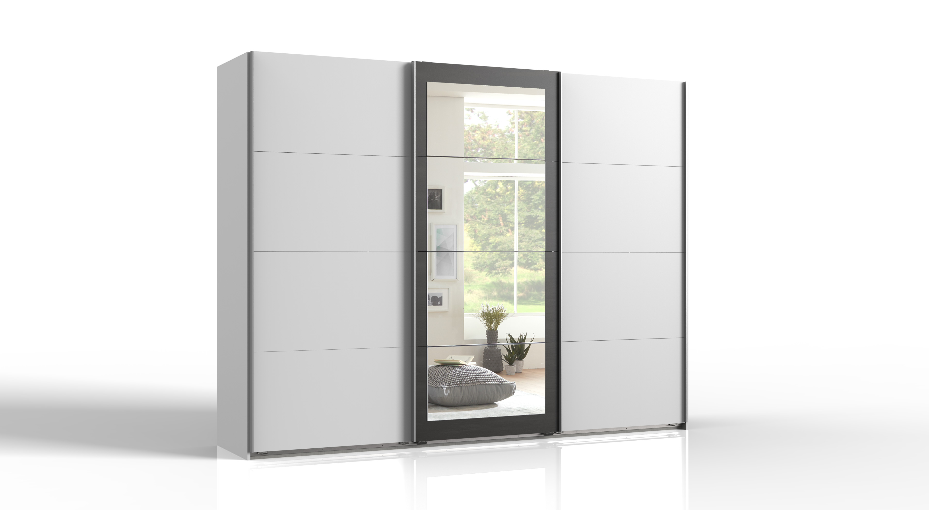 Schwebetürenschrank, mit Spiegeltür - MyStyle 3040