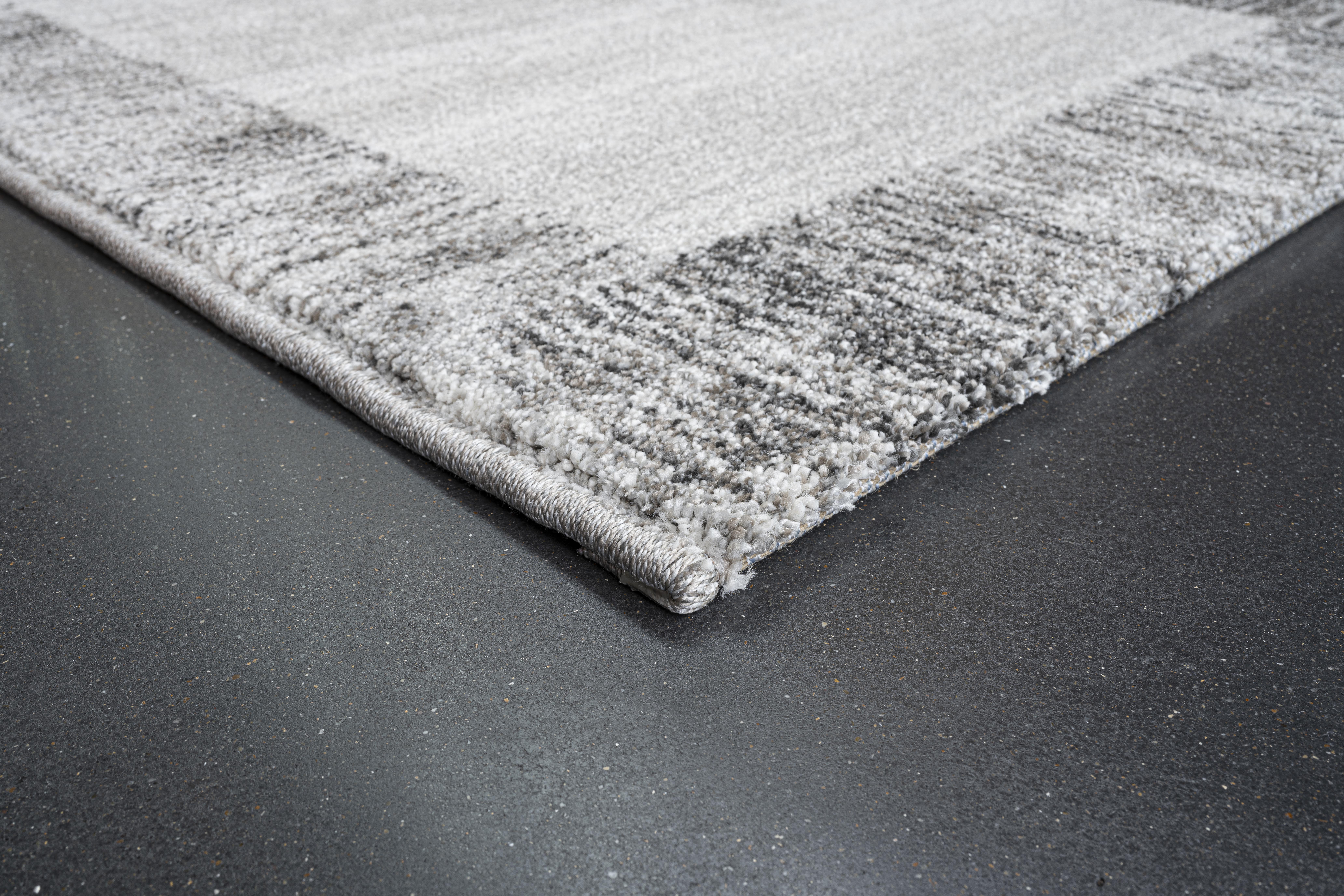 Webteppich, silberfarben-grau, 200x290 cm - Radison