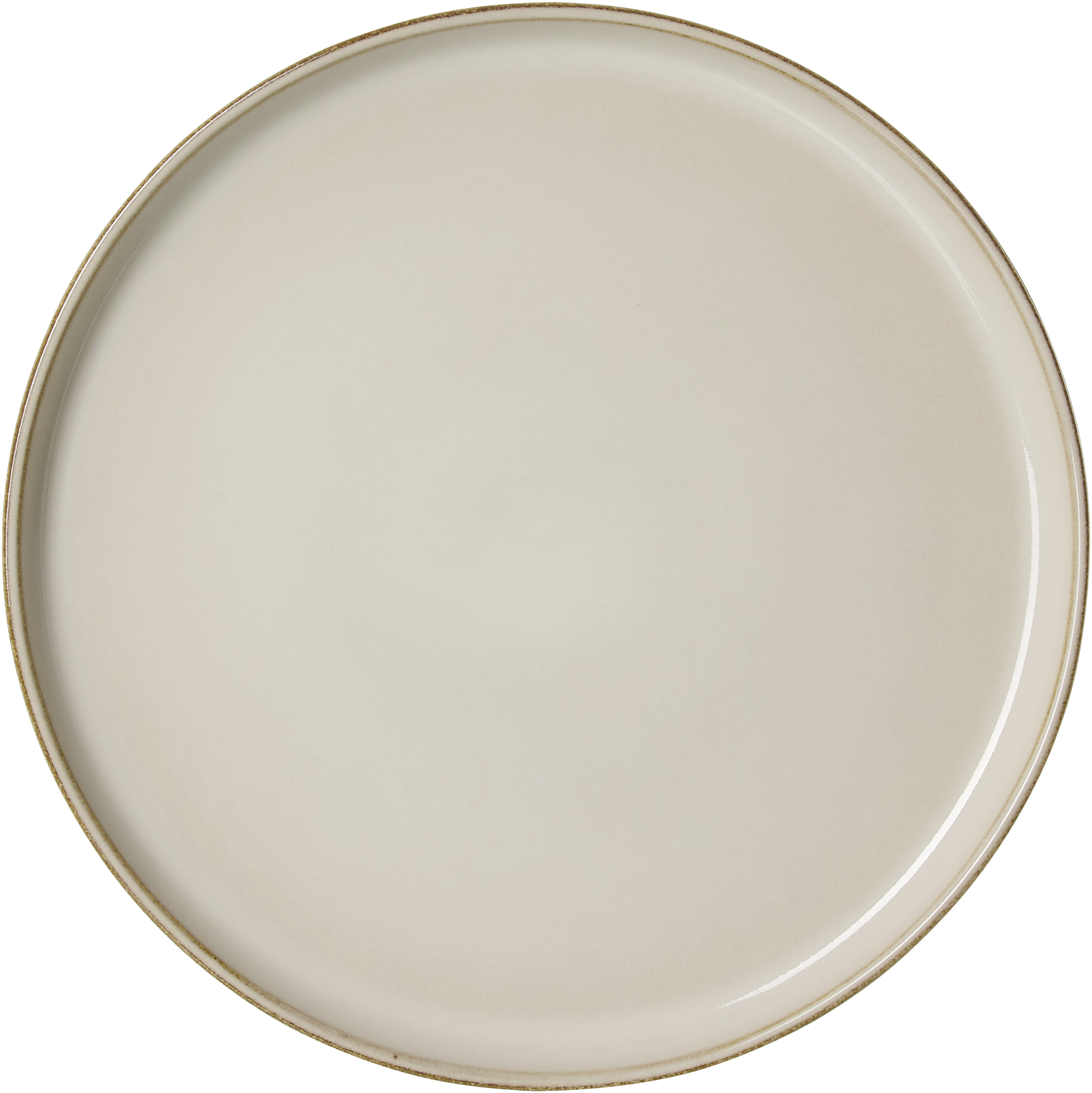 Speiseteller Olivia - steingut, beige, 26,5cm