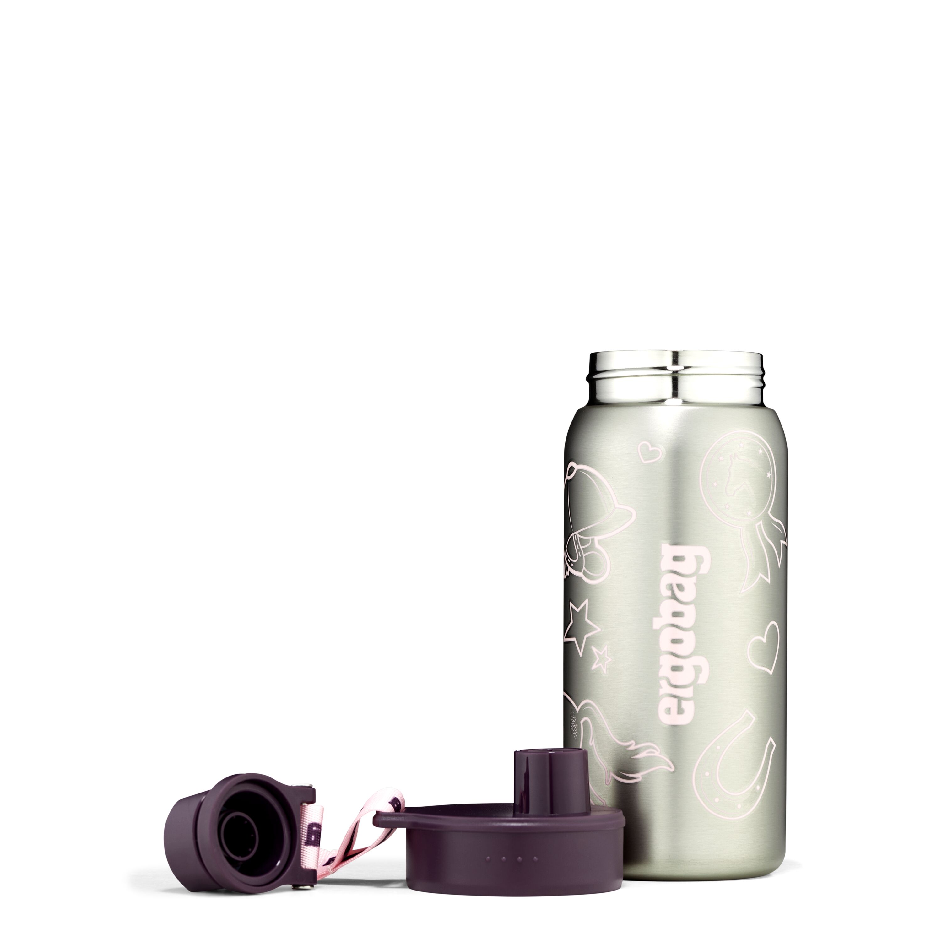 egobag Trinkflasche, Lila - ergobag