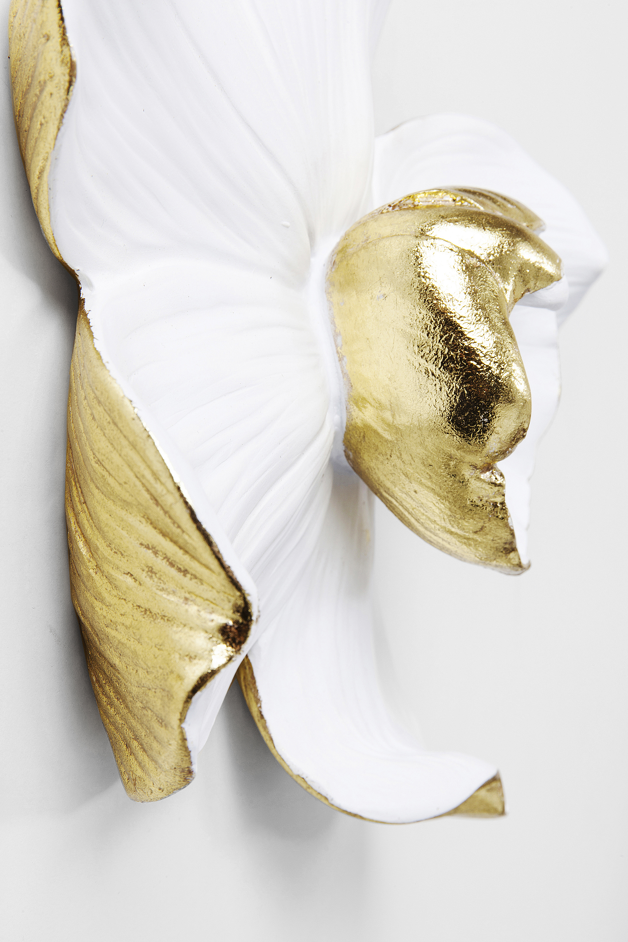 Wandschmuck Orchid weiß 25cm - Cracked