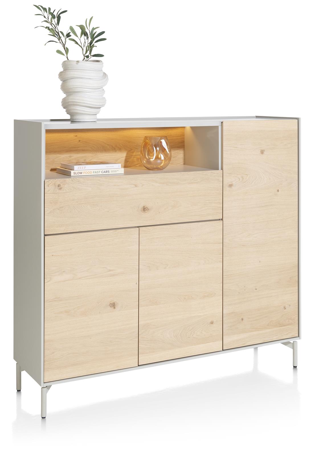 Highboard, Eiche  - Niora - Xooon