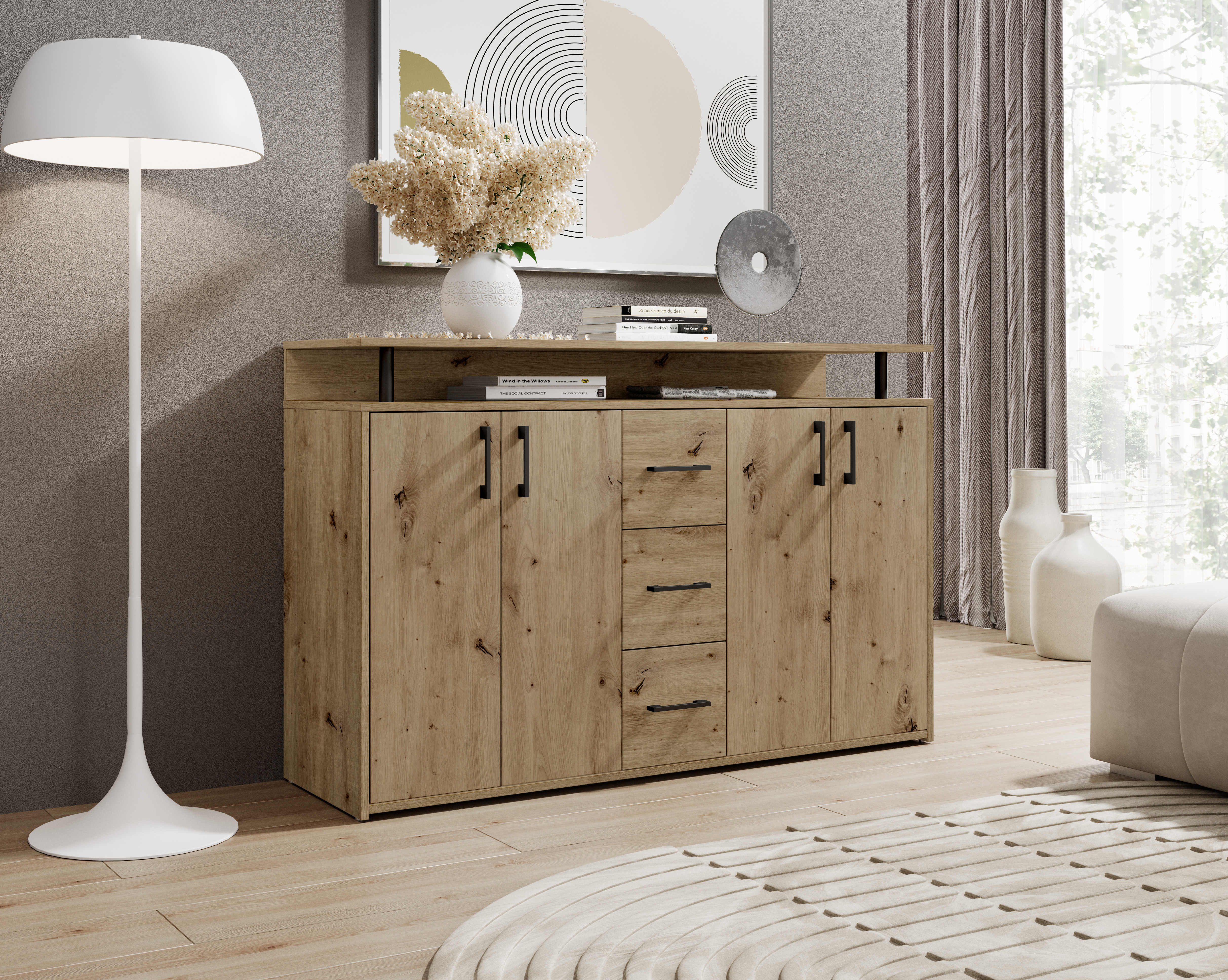 Highboard, Artisan Eiche - MyStyle 1027