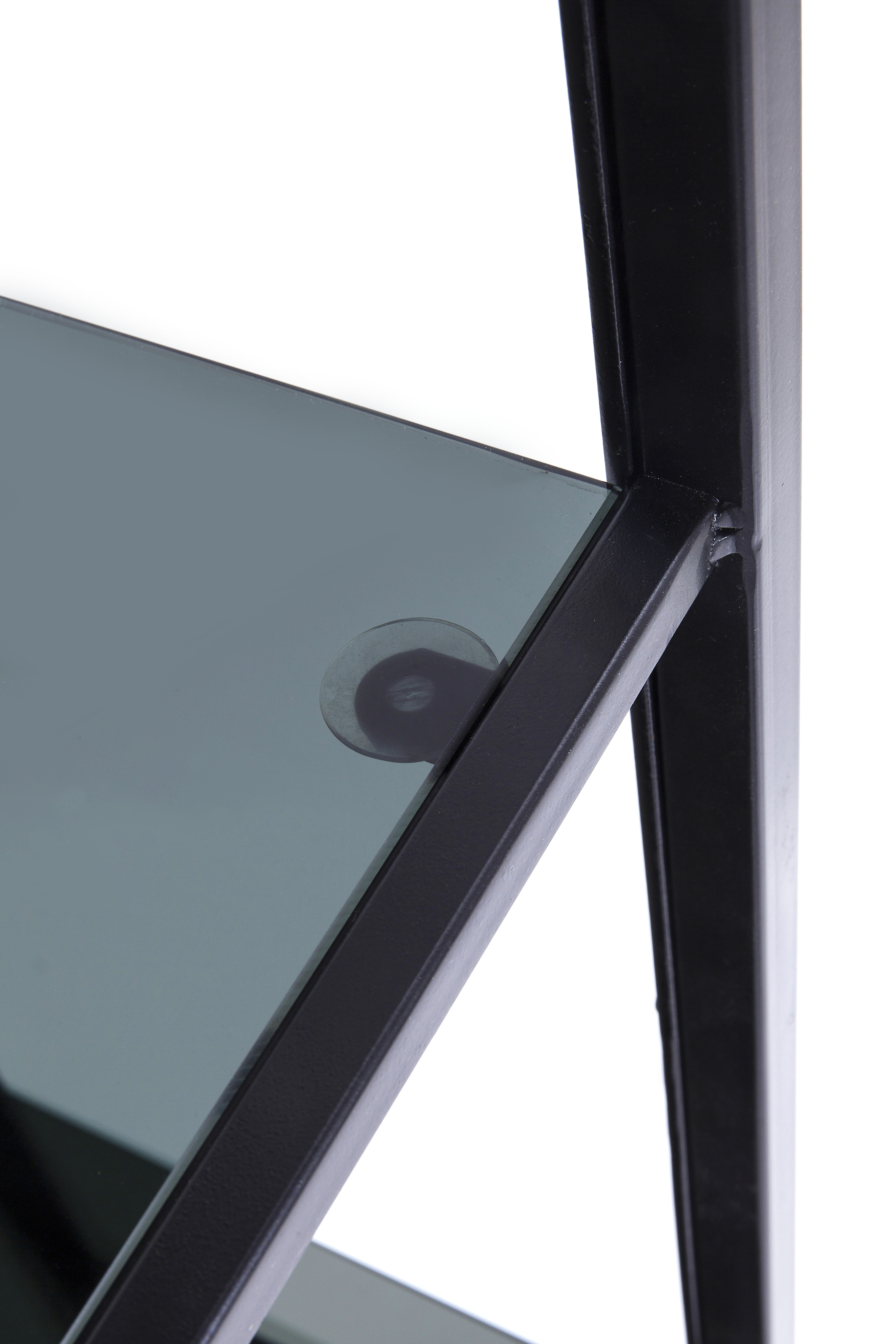 Regal Loft, schwarz, Rahmen Stahl  - Möbel