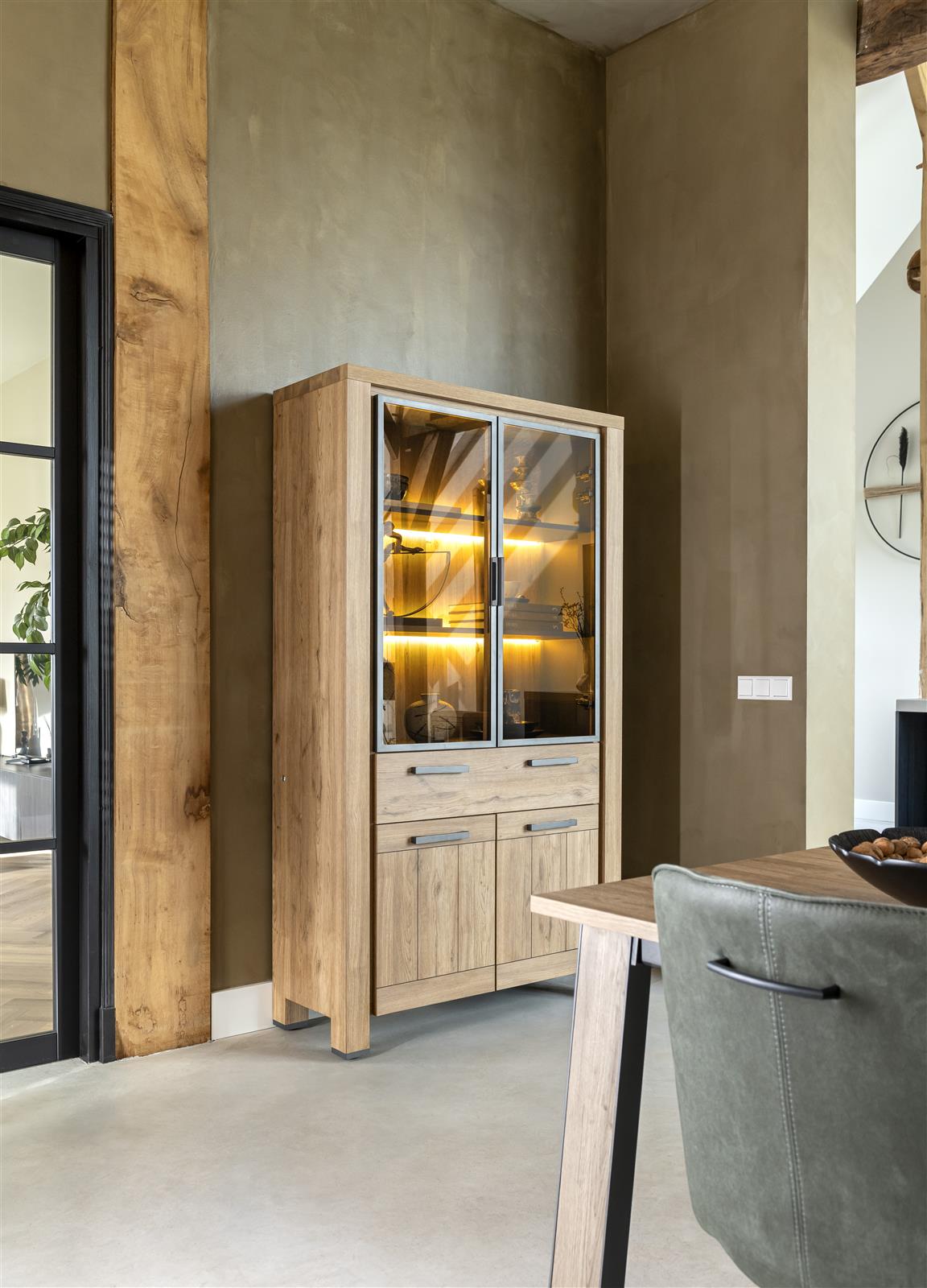 Vitrine, Eiche - Delmonte