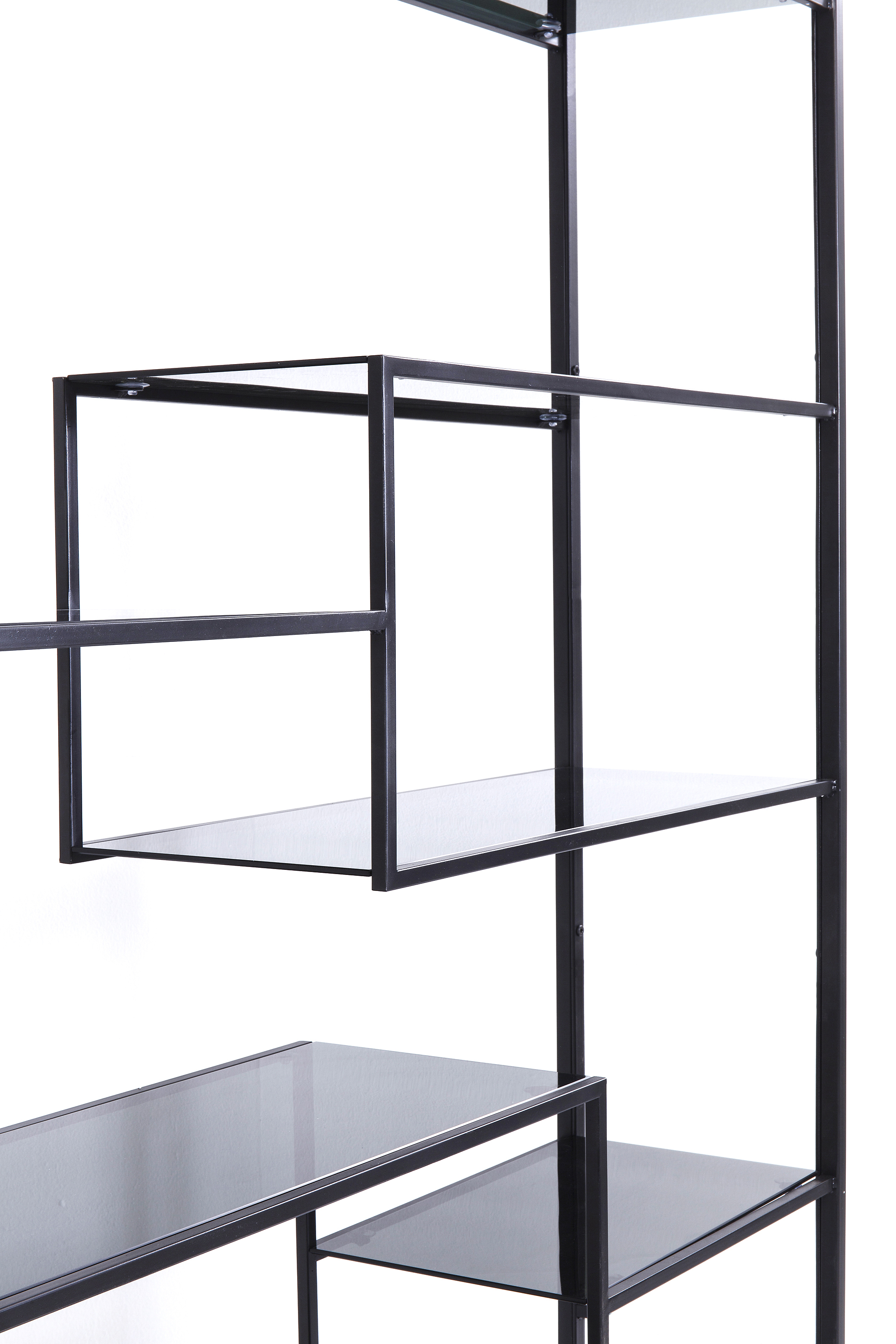 Regal Loft, schwarz, Rahmen Stahl  - Möbel