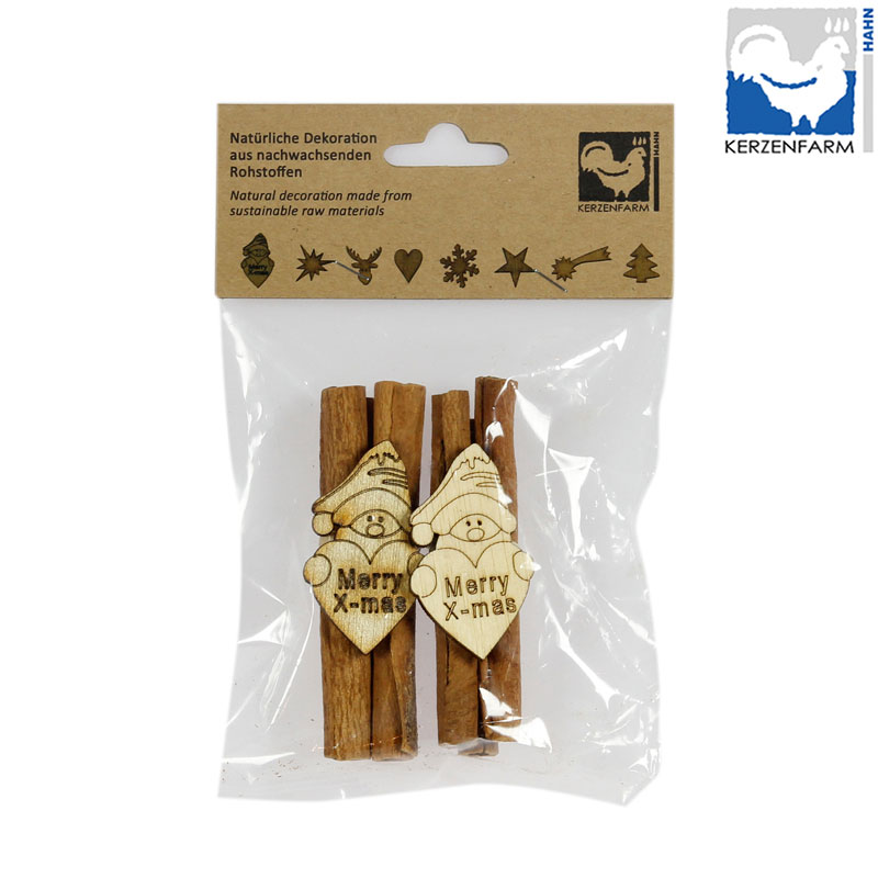 Zimtstangendeko X-mas - 85mm