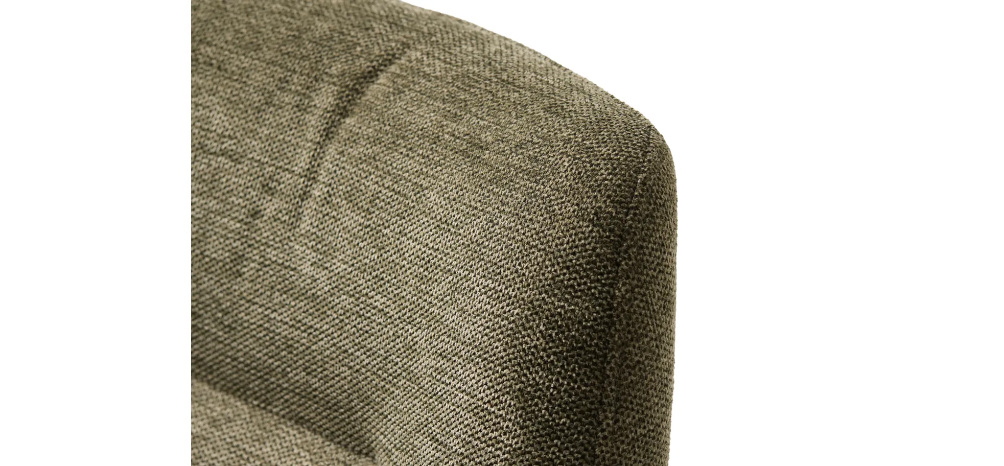 Armlehnstuhl, drehbar, Bouclé Olivgrün - Ulima