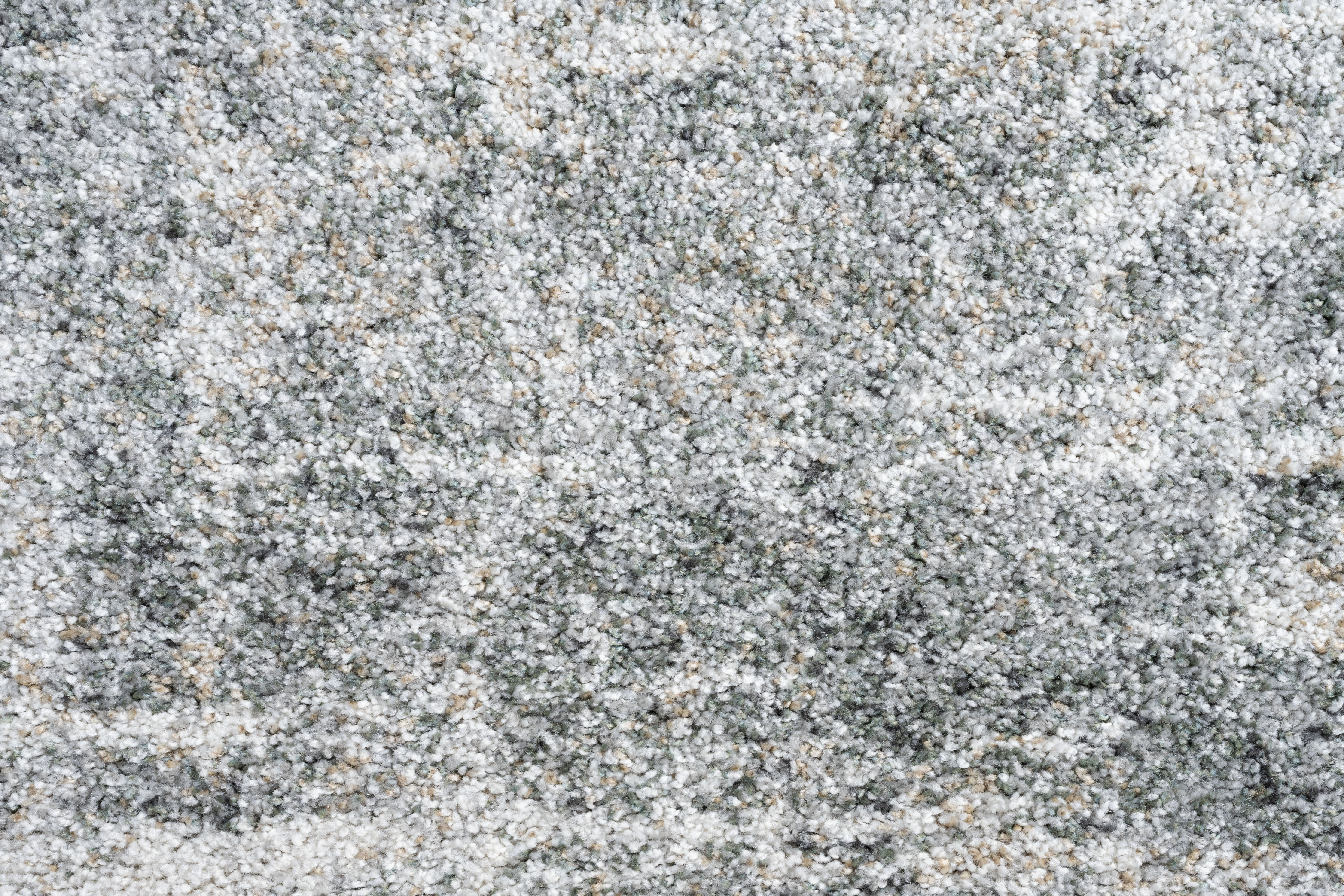 Webteppich, weiß-grün-grau, 80x150 cm - Rehari