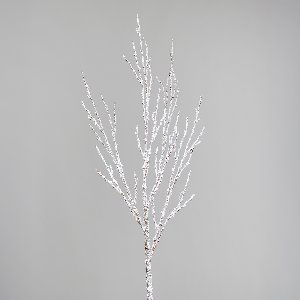 Dekozweig mit Schnee - 135 cm