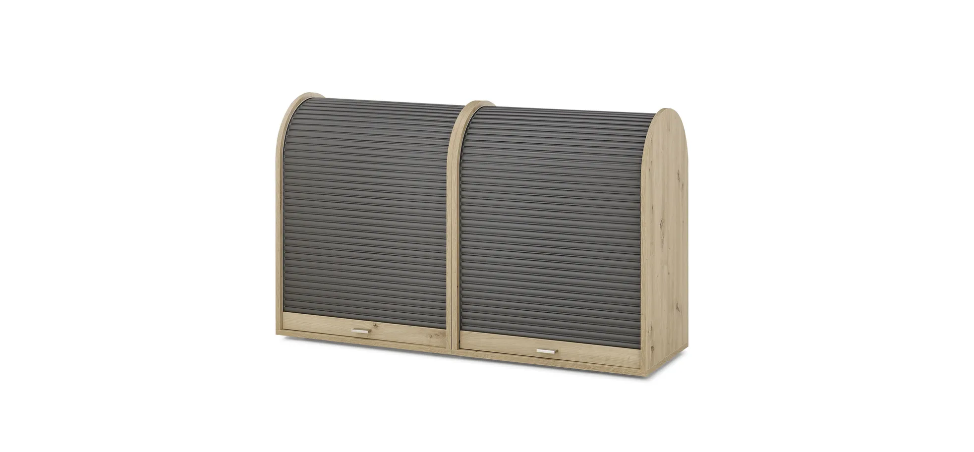 Jalousieschrank - Eiche Nachbildung, Graphit Jalousieschrank - Eiche Nachbildung, Graphit