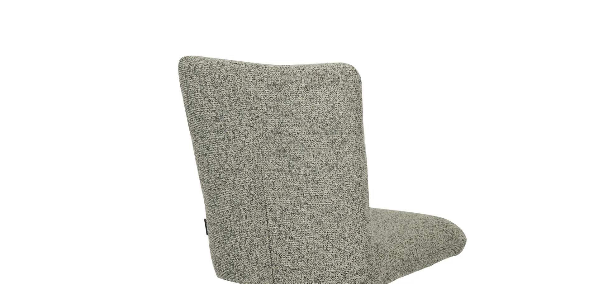 Vierfußstuhl, Stoff Schlamm, drehbar - Mylene