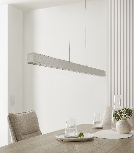 Pendelleuchte CIGGIANO - Alu Gebürstet nickel, LED