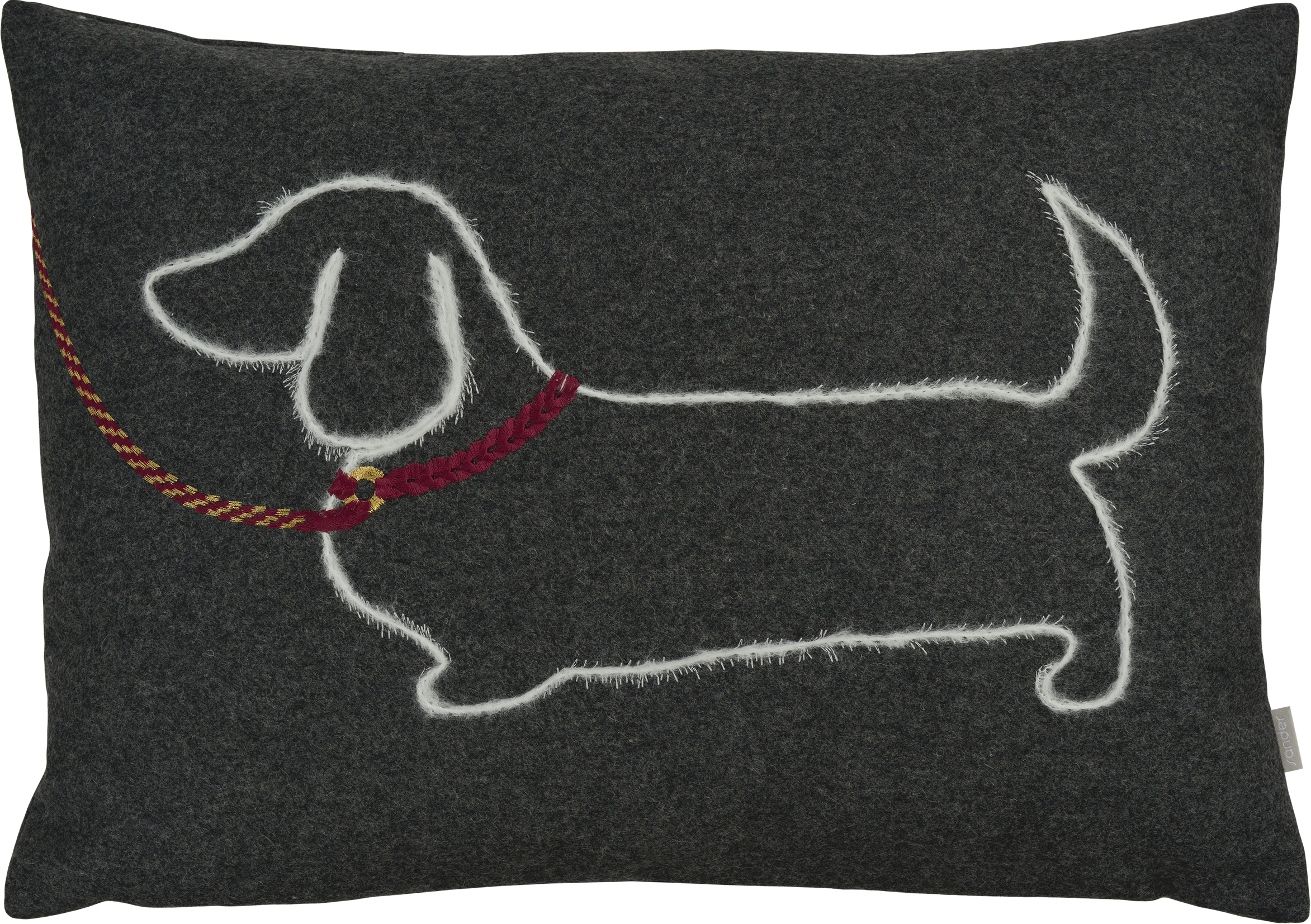 Kissenhülle Krause - 34x50cm, graphite