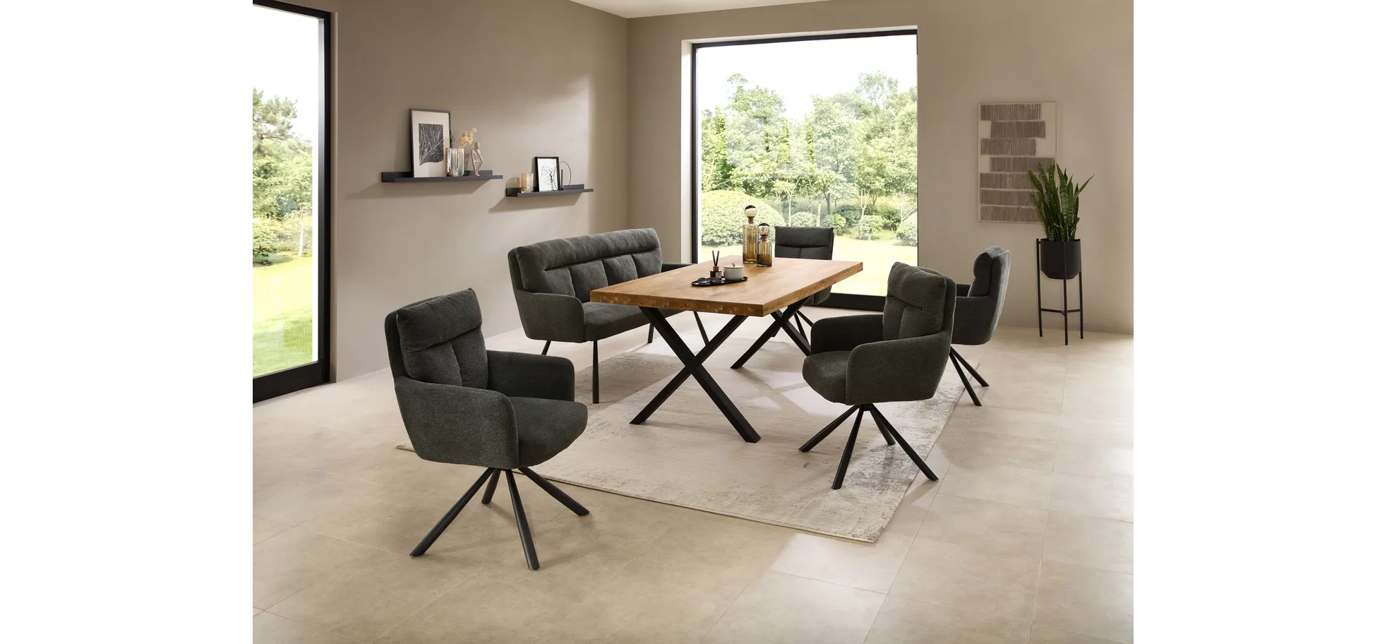 Esstisch, Eiche massiv geölt - MyStyle 4050