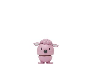 Hoptimist Lambert - light red, ca. H 7,4 cm, Ø 5,8 cm