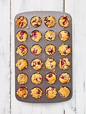 Mini-Muffinform - Ø 4,5 cm, 39 x 24,5 cm