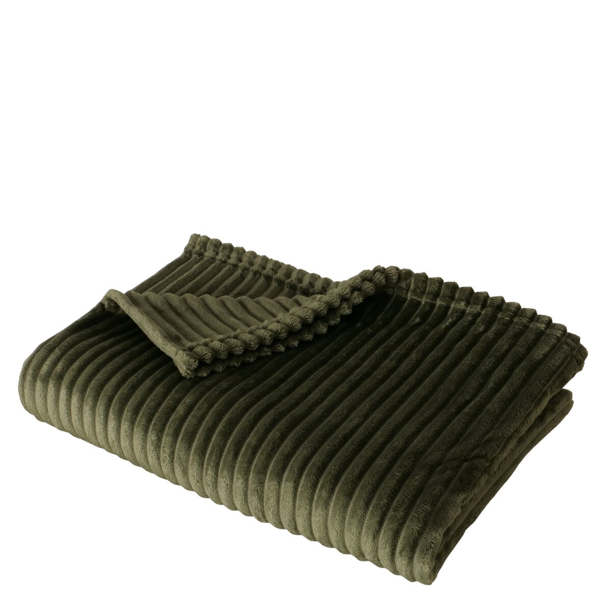 Wohndecke Hygge - B 130,00 cm Polyester dunkelgrün