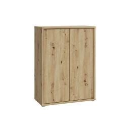 Schuhschrank, Artisan Oak, 2 Türen - Faid