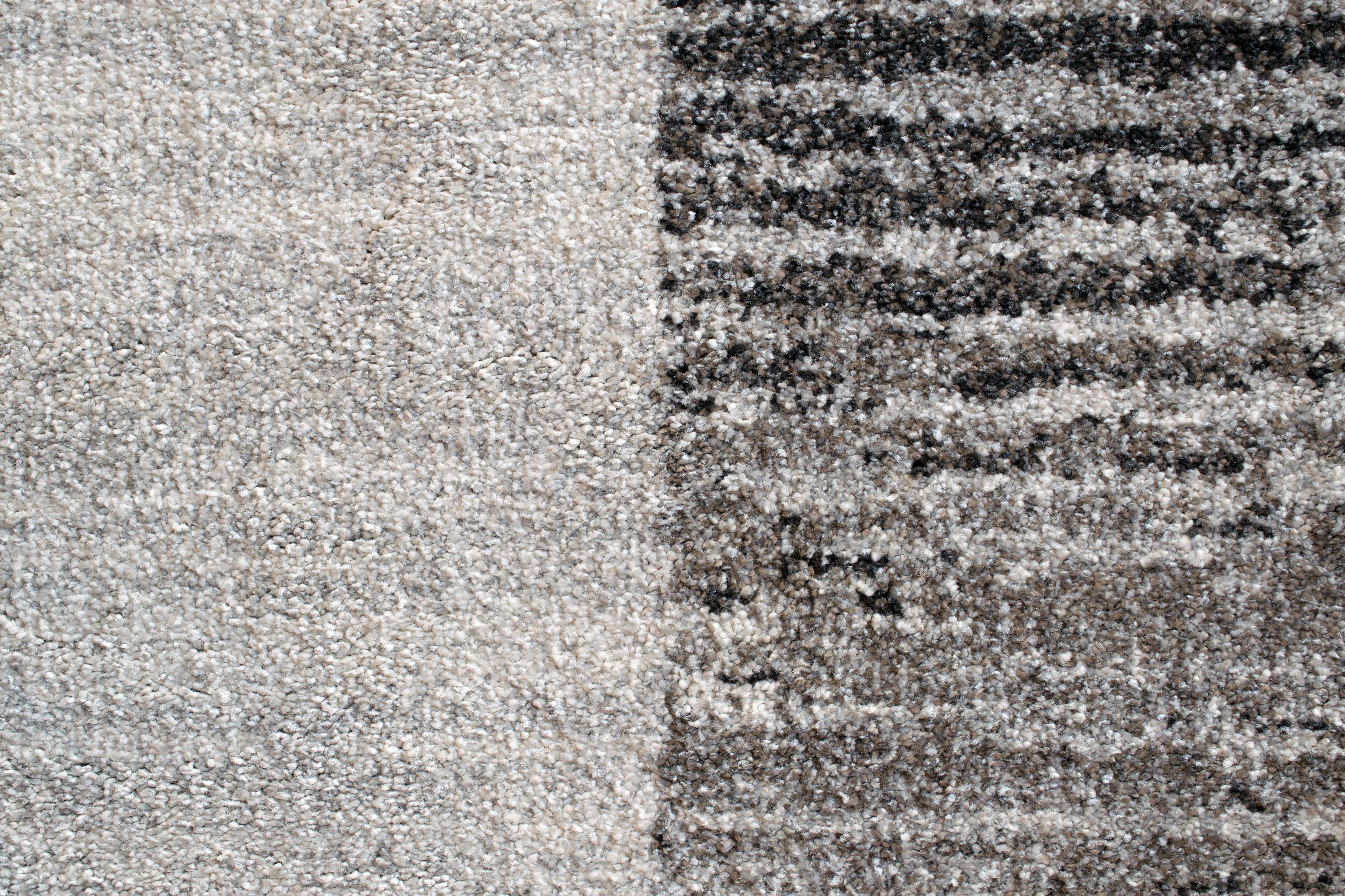 Webteppich, silberfarben-grau, 133x195 cm - Radison