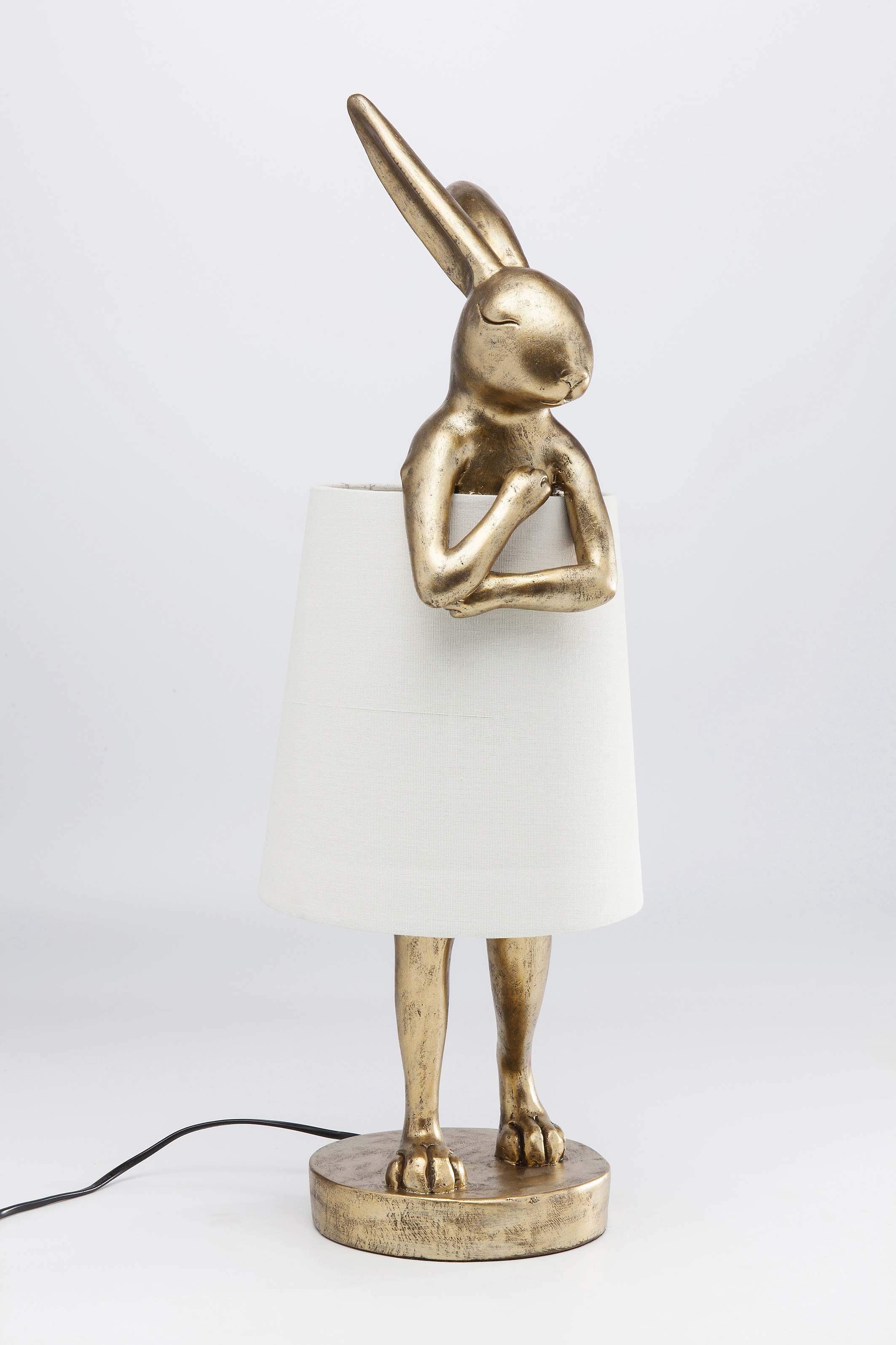 Tischleuchte Animal Rabbit, Gold/Weiß - Leuchten