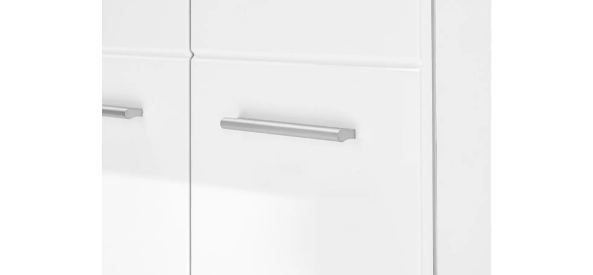 Schuhbank, MDF weiß hochglanz - Werena