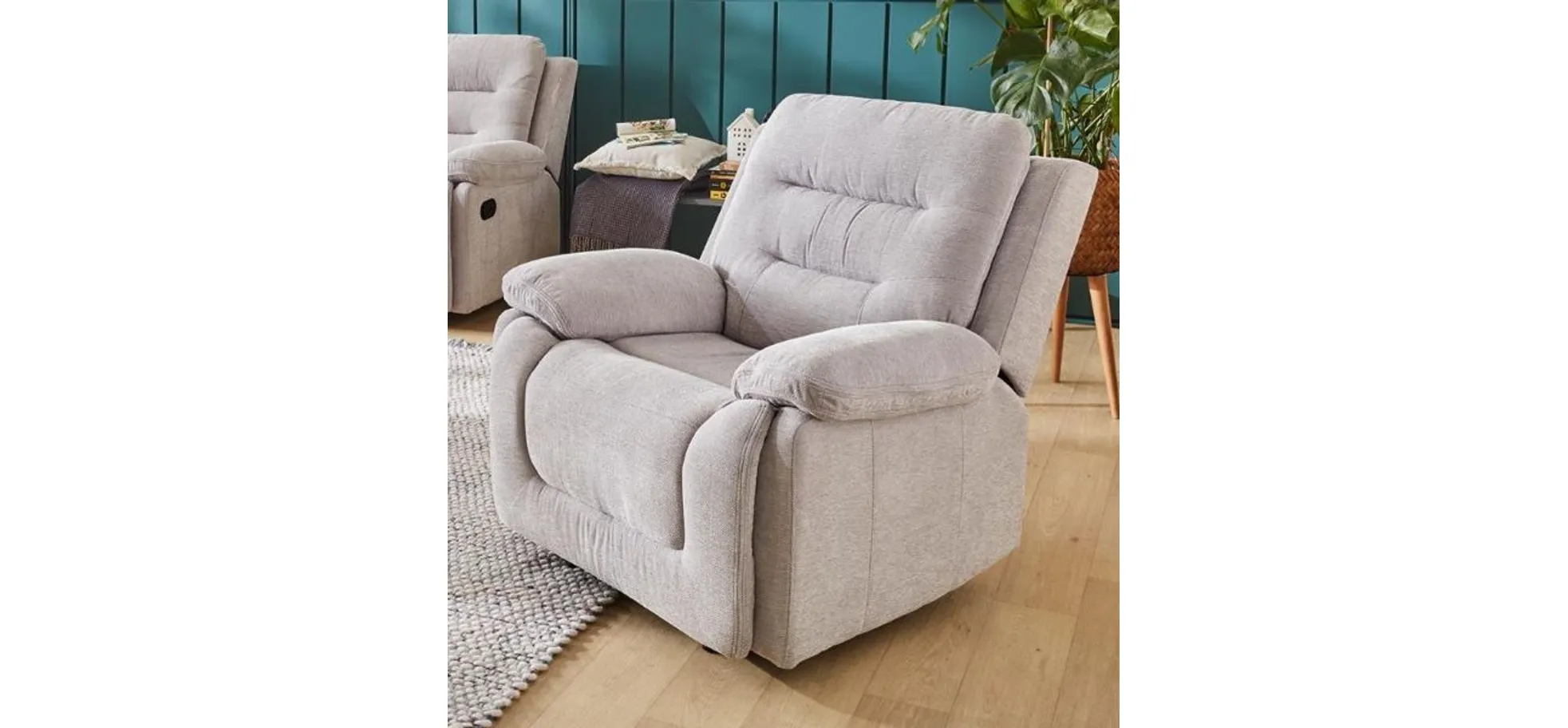 Sessel mit Relaxfunktion, grau - MyStyle 2143