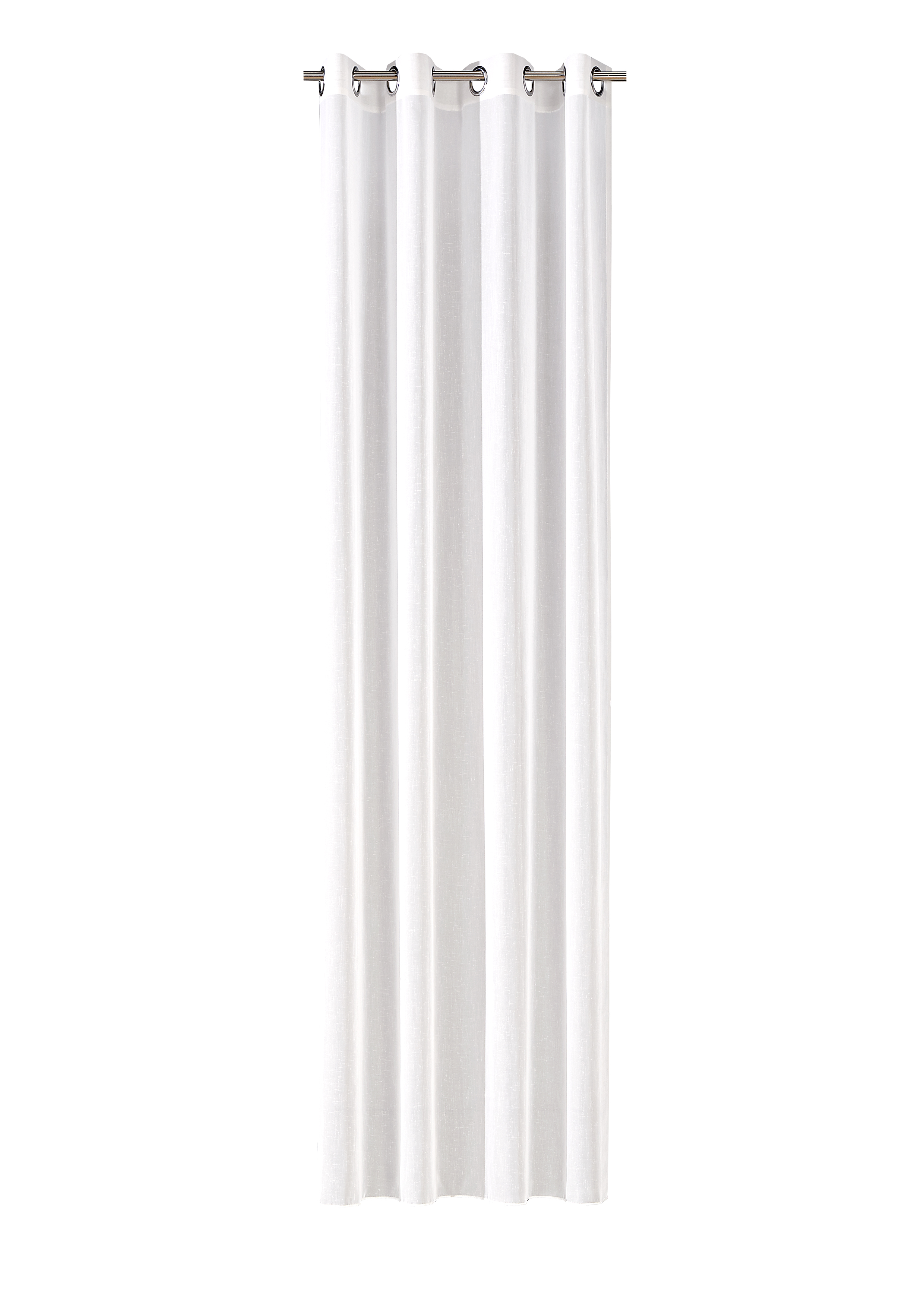 Ösenschal Criss-Cross-Struktur - 140x245cm, 100% polyester, weiß