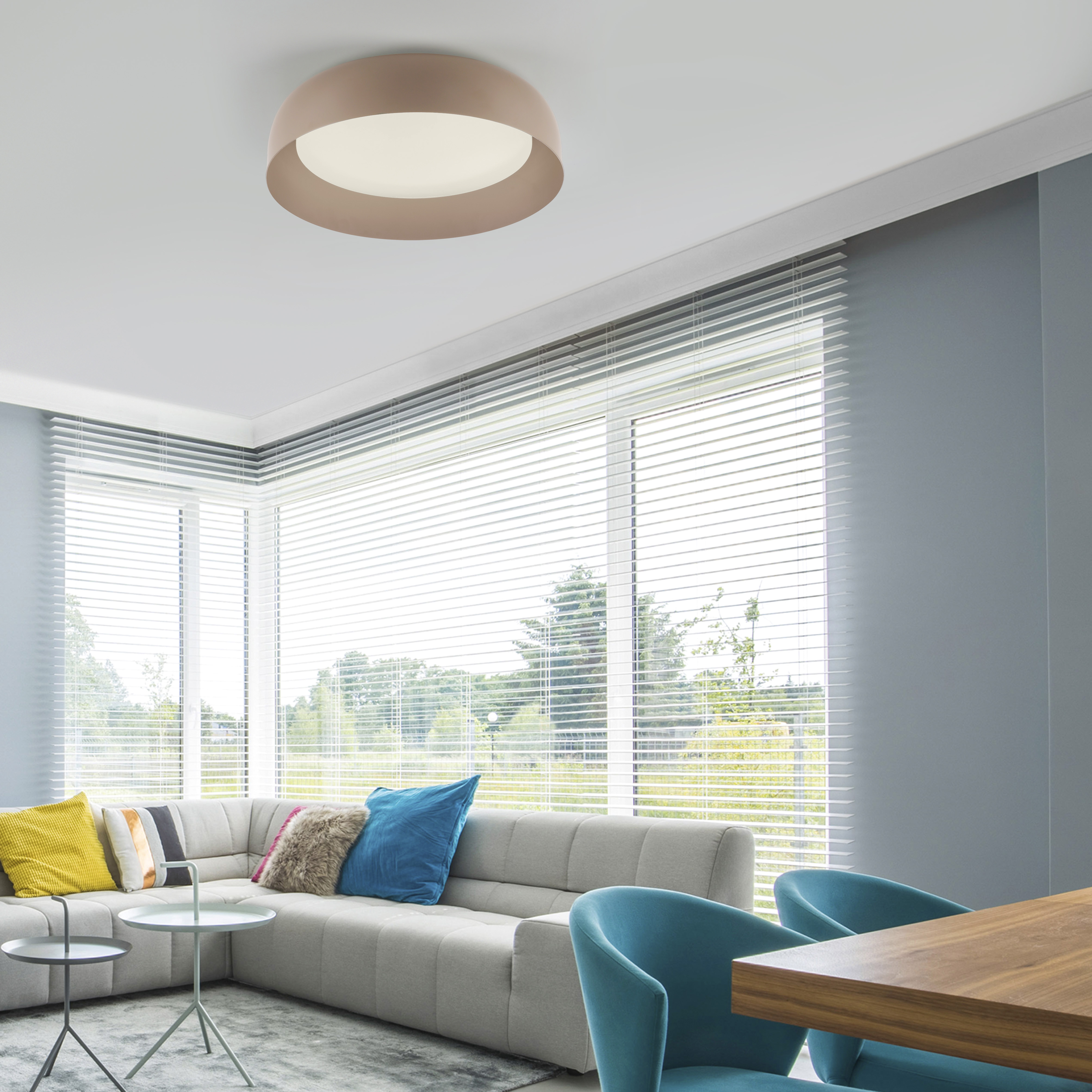 Deckenleuchte OSKO - sand, mit Fernbedienung