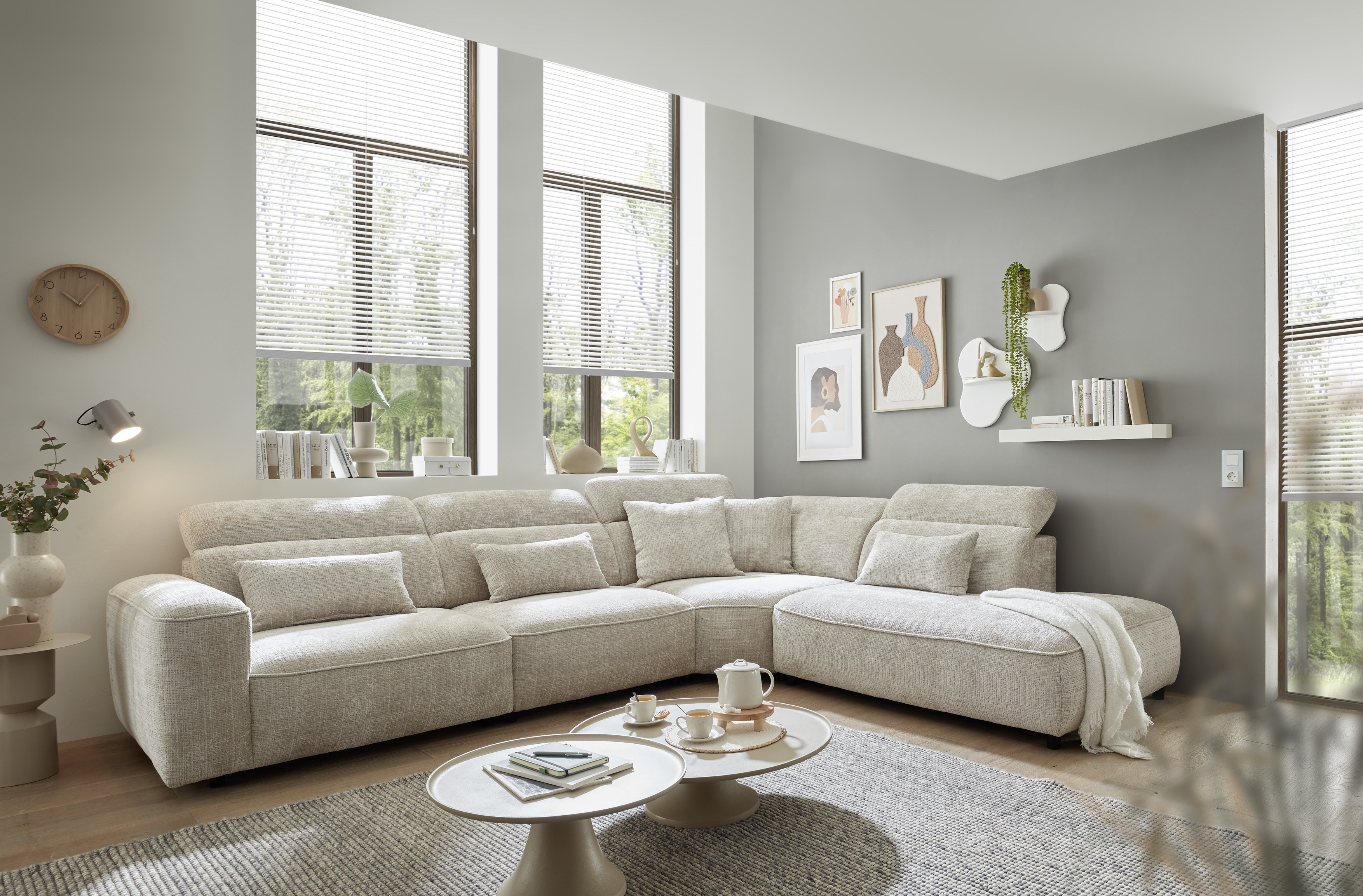 Ecksofa, taupe - MyStyle 2126