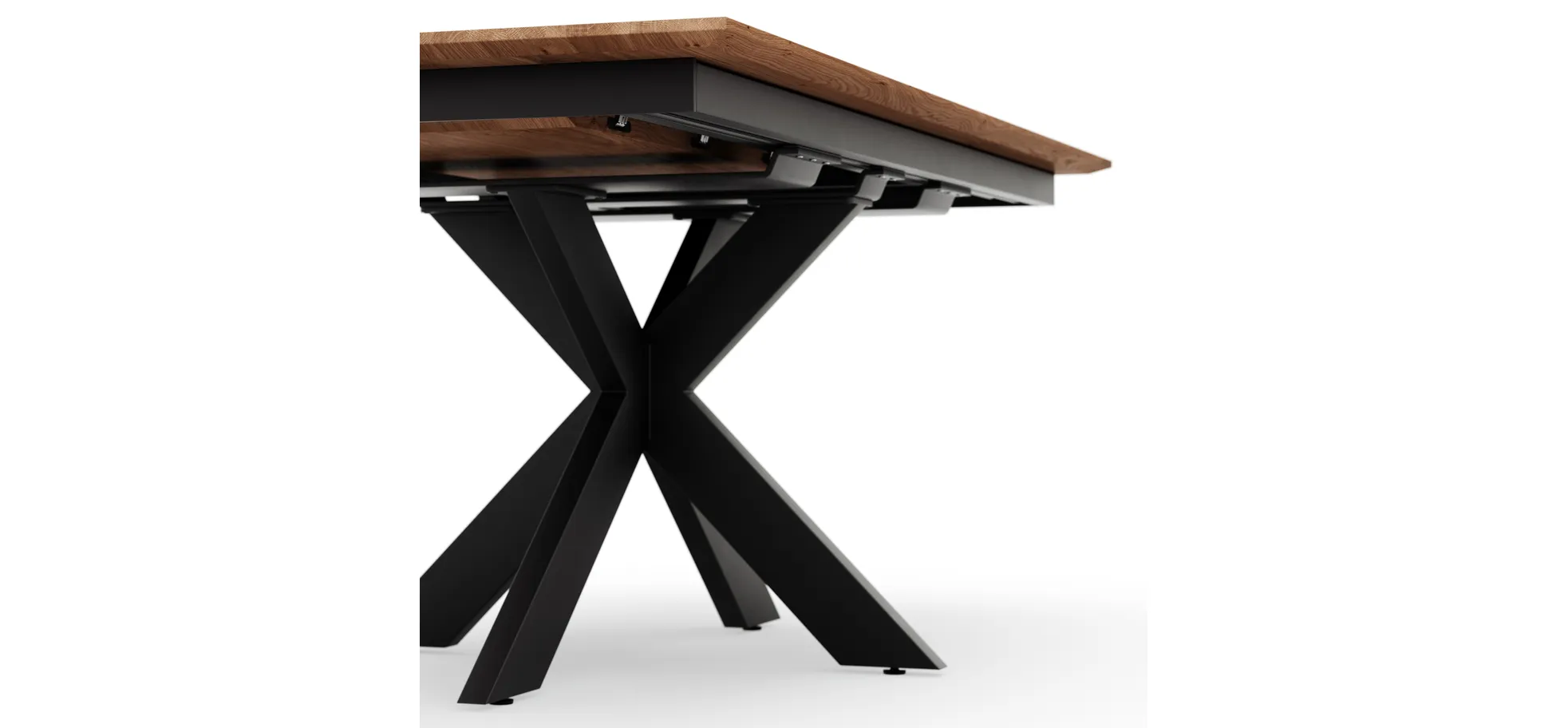 Esstisch, ausziehbar, Wildeiche geölt - Liora