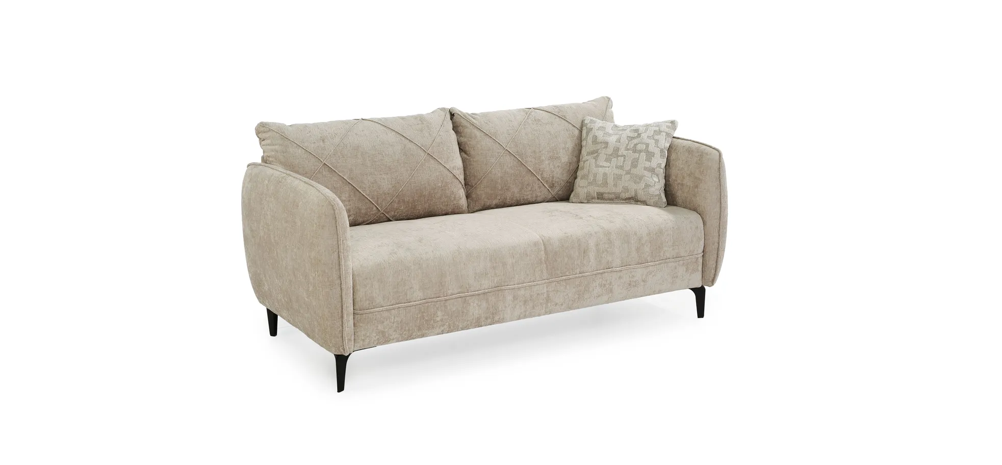 Sofa, 2,5-Sitzer, Rücken echt,177 cm breit - Jerina