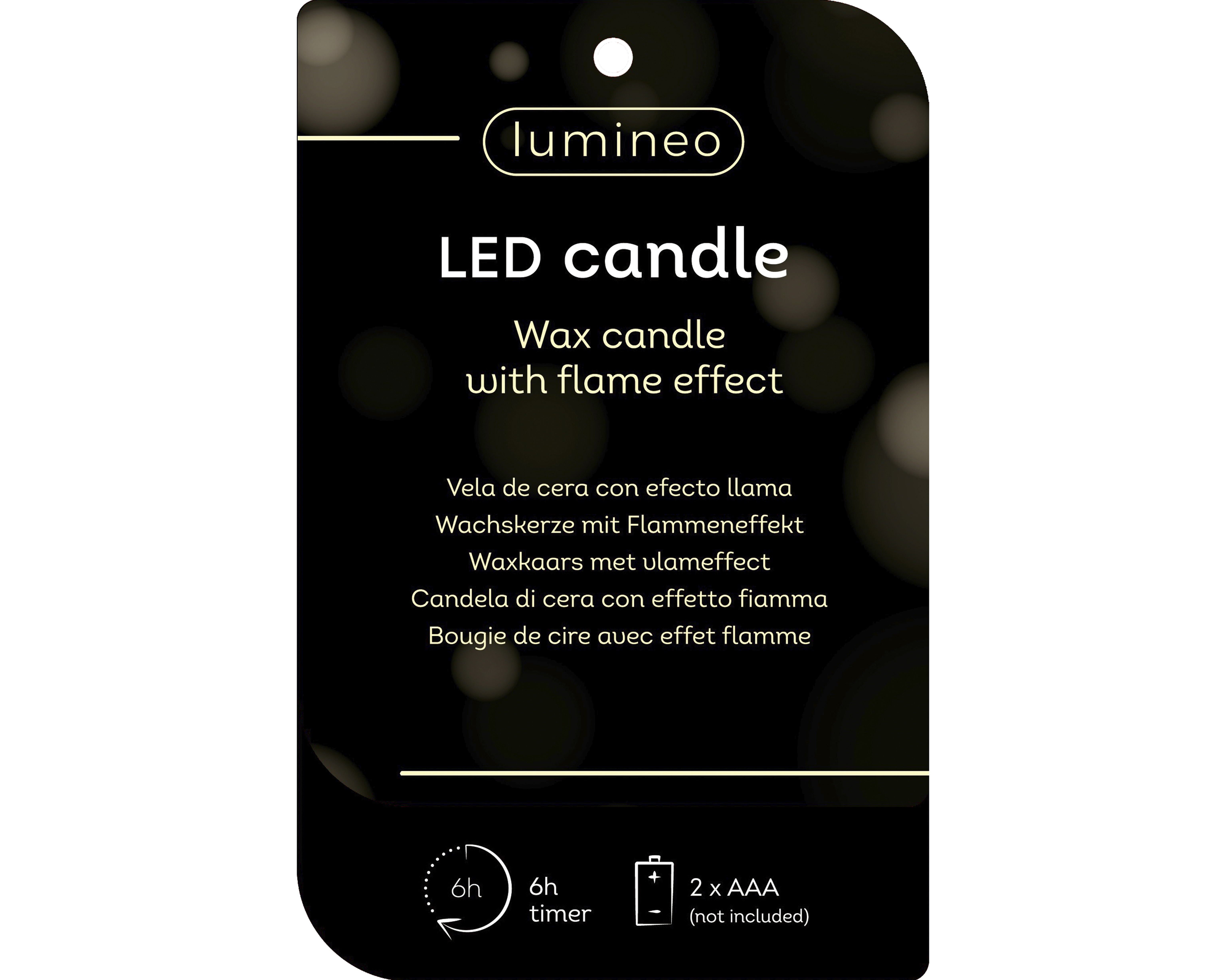 LED Kerze Haus