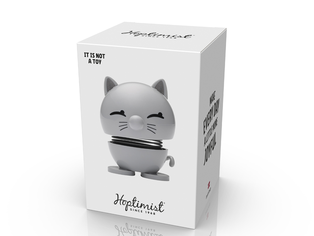 Hoptimist Cat Light Grey