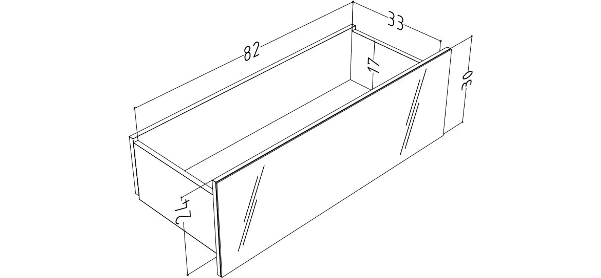 Lowboard, olivgrün - Makoa