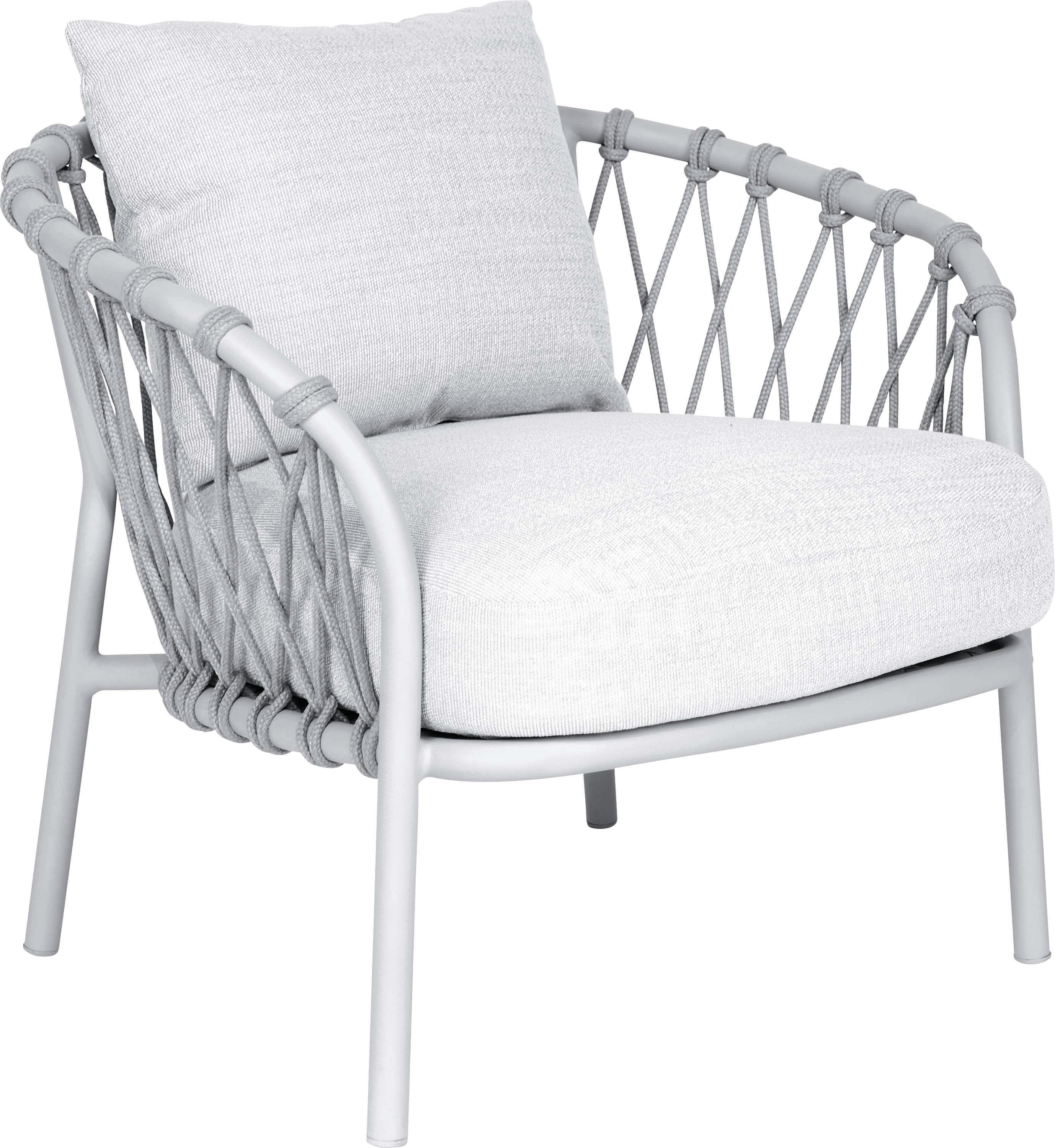 Lounge Sessel, Kordel greige - Klea