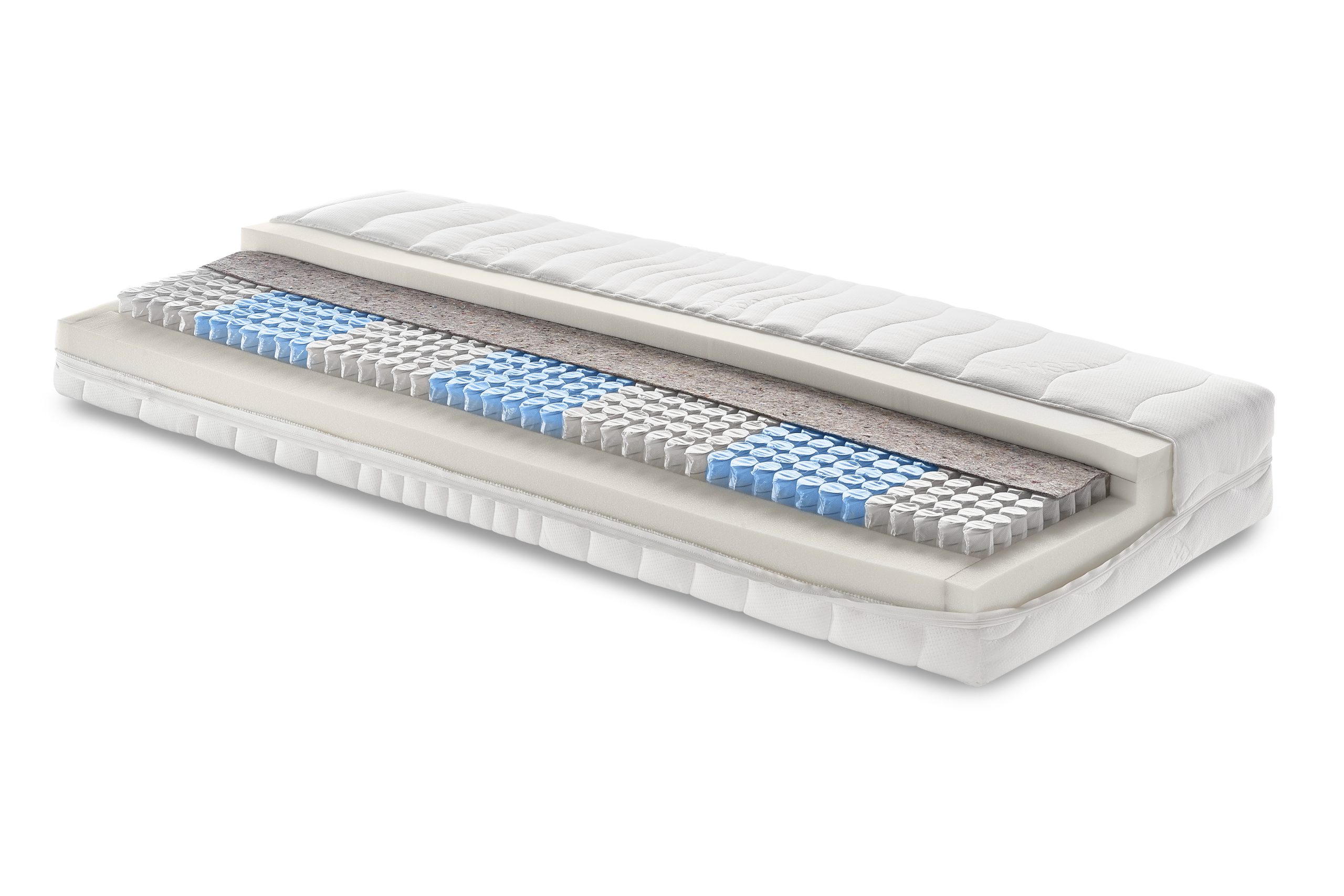 Mikro-Taschenfederkernmatratze 90x210cm H2 - MTFK H2 90x210