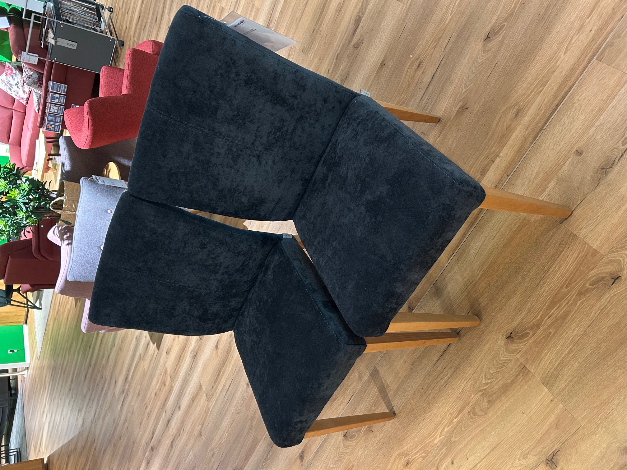 Stuhlsatz, Bezug anthrazit  - Edmonton