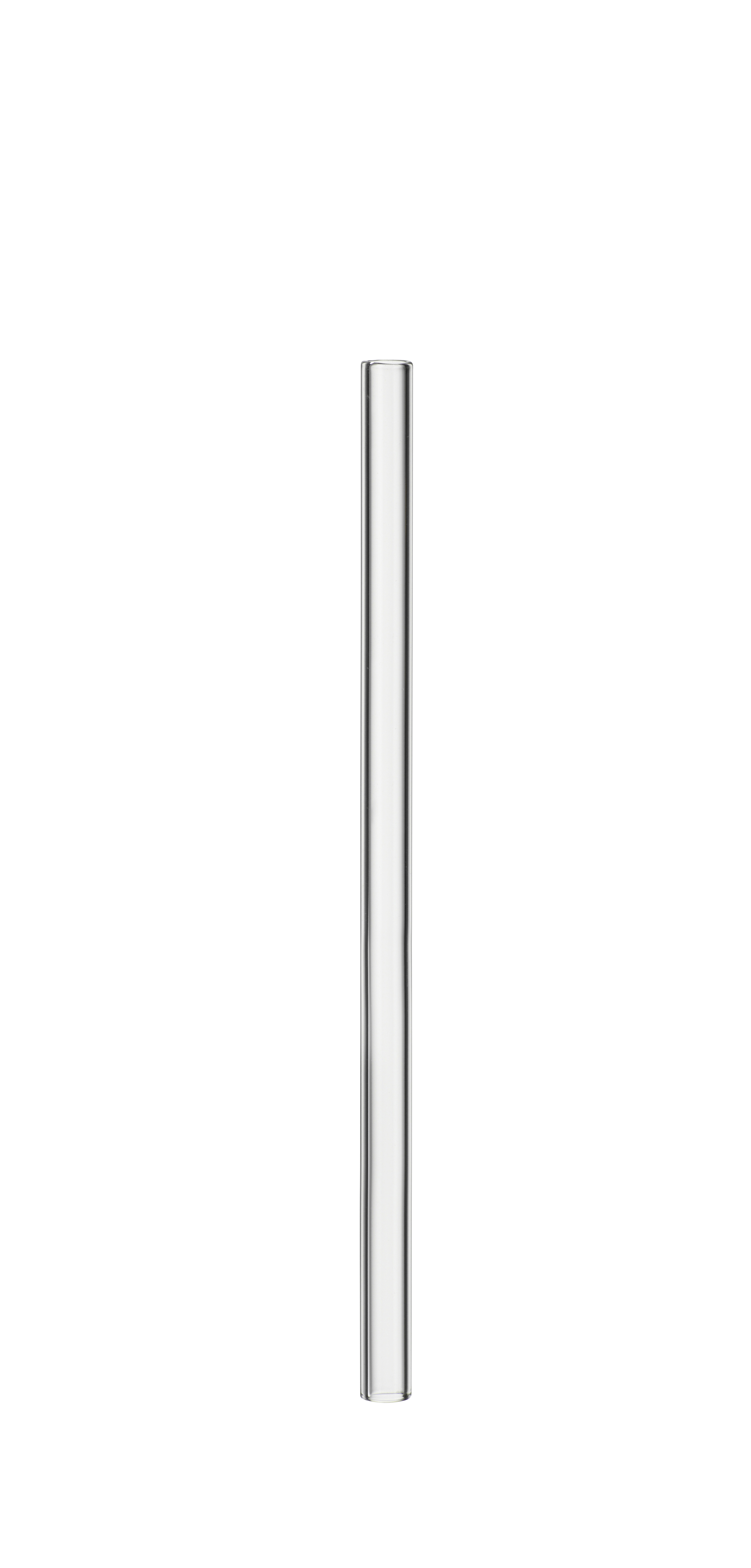 Trinkhalm gerade  6-er Set - borosilikatglas, gerade