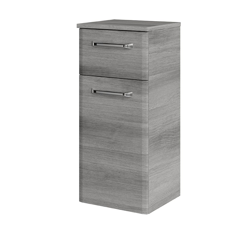 Unterschrank, graphit, 1 Tür, 1 Schub - QUICKSET - 328