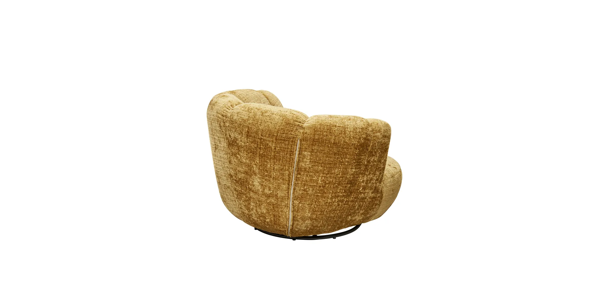 Drehsessel, goldfarben - Editha