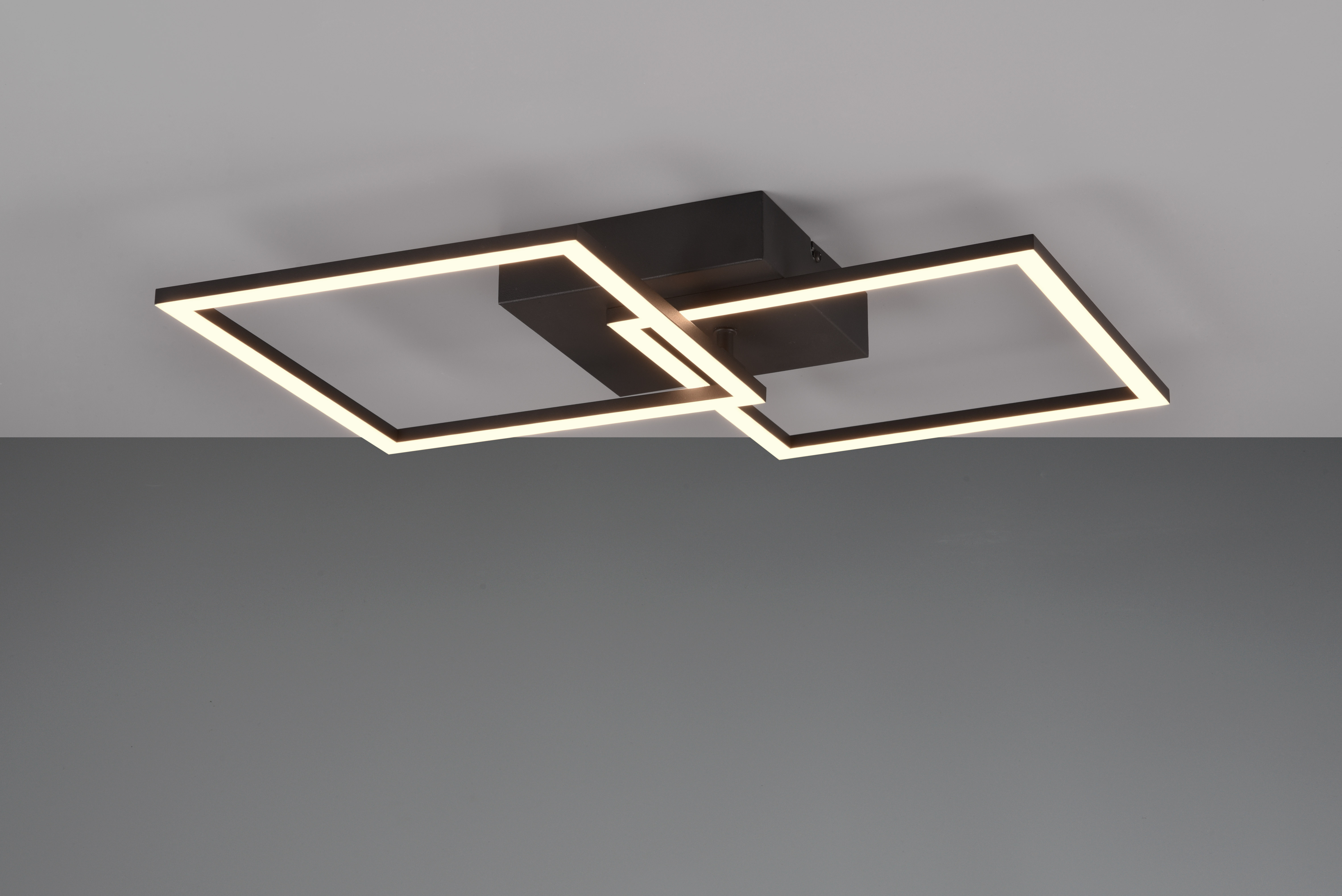 Deckenleuchte Trail - 1flg., Metall/schwarz matt, ca.44,6 x7 x39,6cm